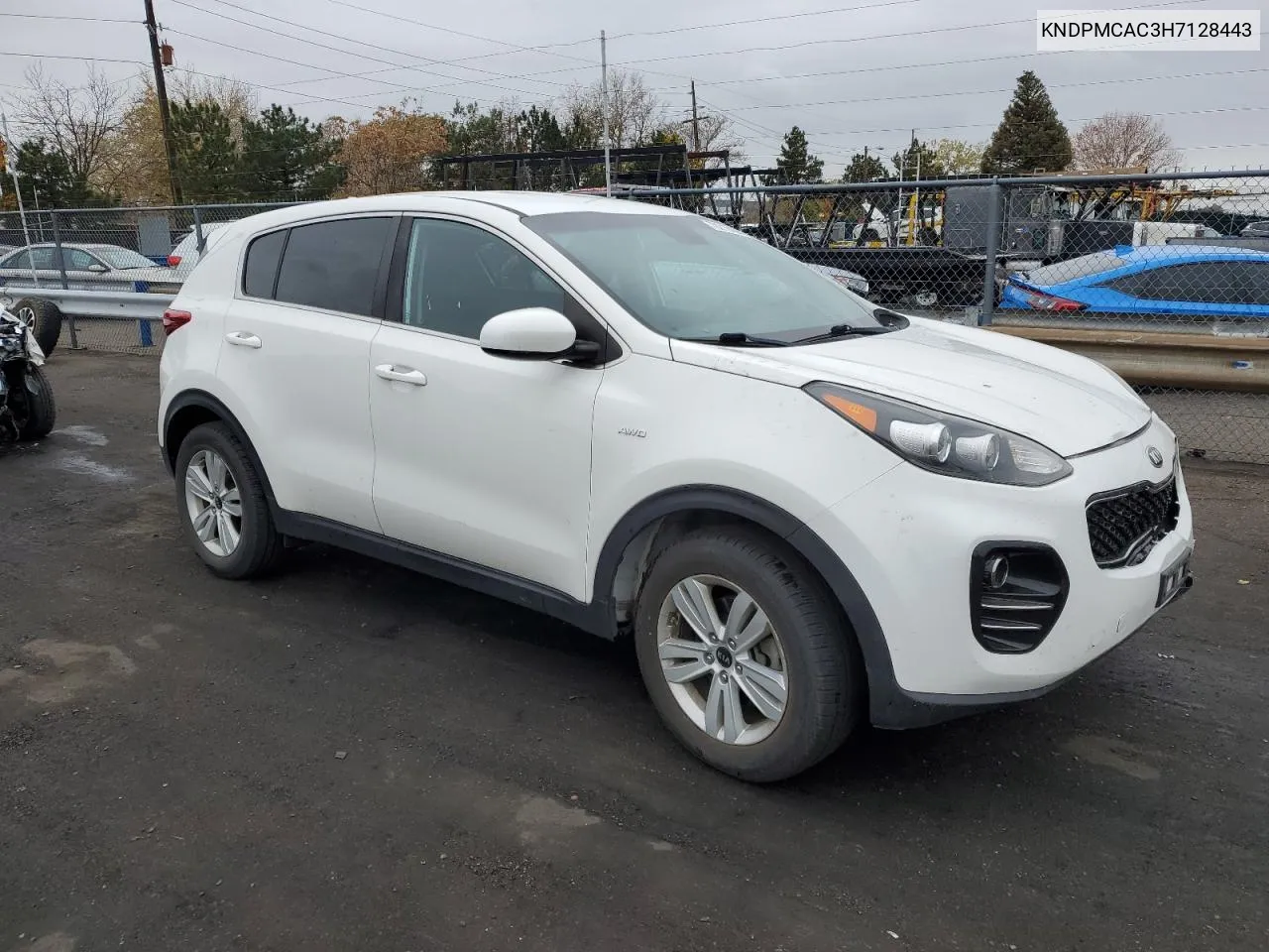 2017 Kia Sportage Lx VIN: KNDPMCAC3H7128443 Lot: 79219404