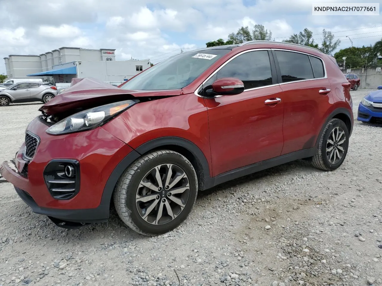 2017 Kia Sportage Ex VIN: KNDPN3AC2H7077661 Lot: 79815744