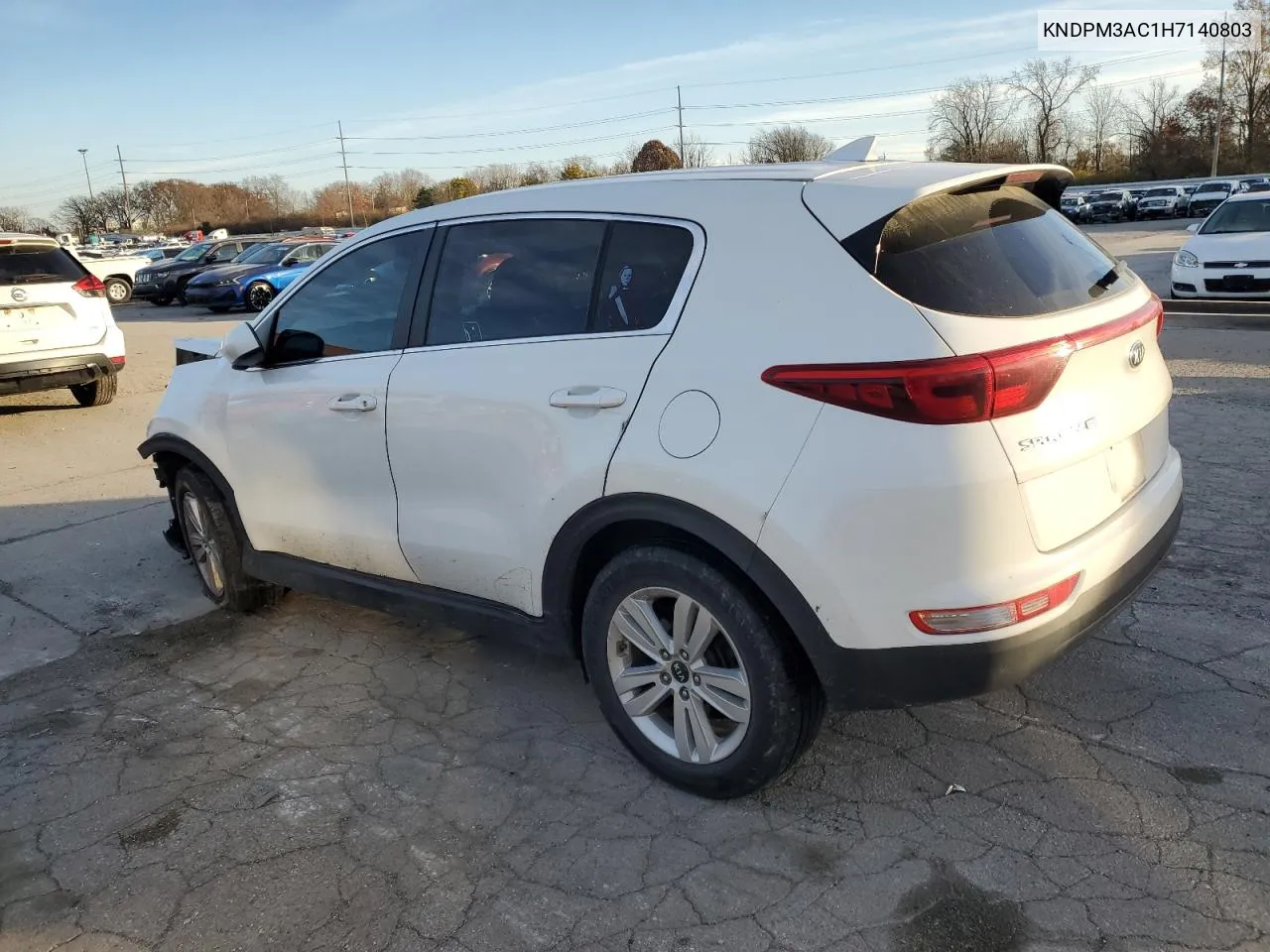 2017 Kia Sportage Lx VIN: KNDPM3AC1H7140803 Lot: 79837424