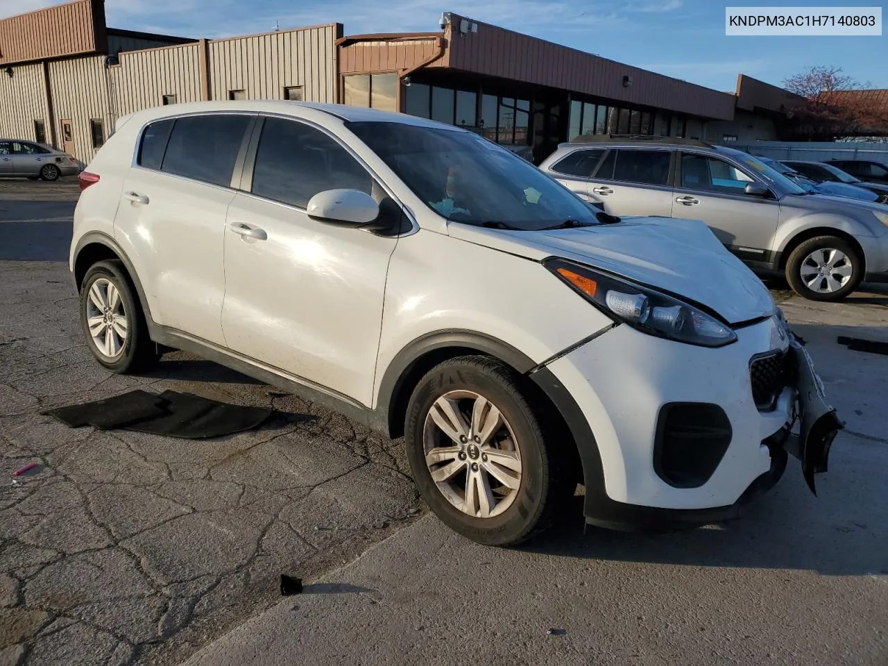 2017 Kia Sportage Lx VIN: KNDPM3AC1H7140803 Lot: 79837424