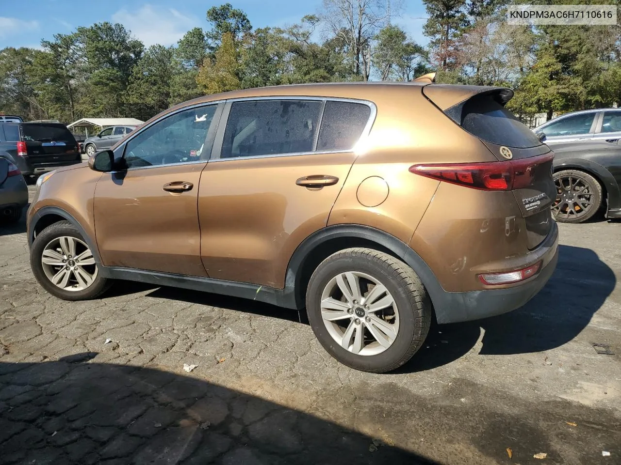 2017 Kia Sportage Lx VIN: KNDPM3AC6H7110616 Lot: 80287324