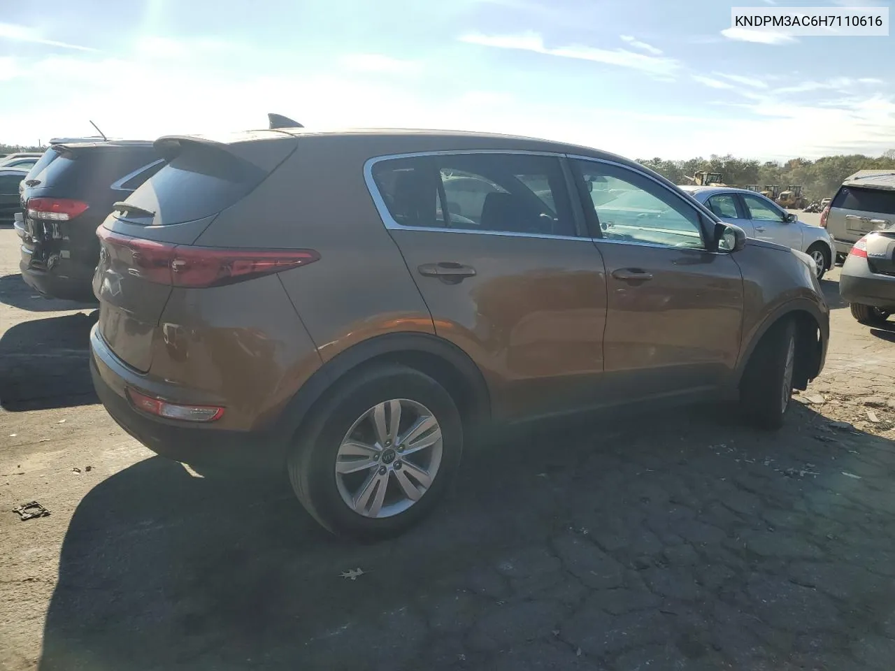 2017 Kia Sportage Lx VIN: KNDPM3AC6H7110616 Lot: 80287324