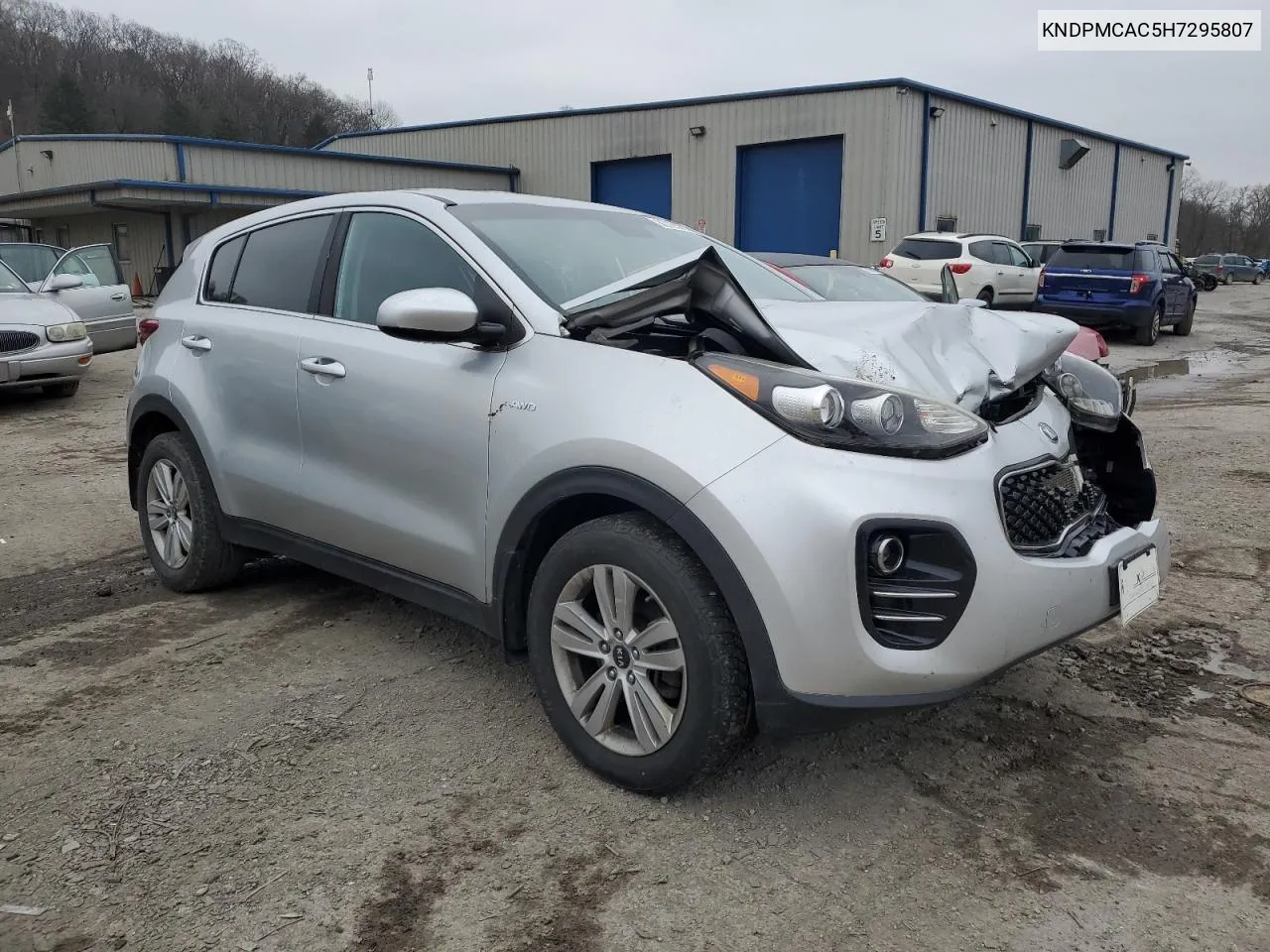 2017 Kia Sportage Lx VIN: KNDPMCAC5H7295807 Lot: 80726214