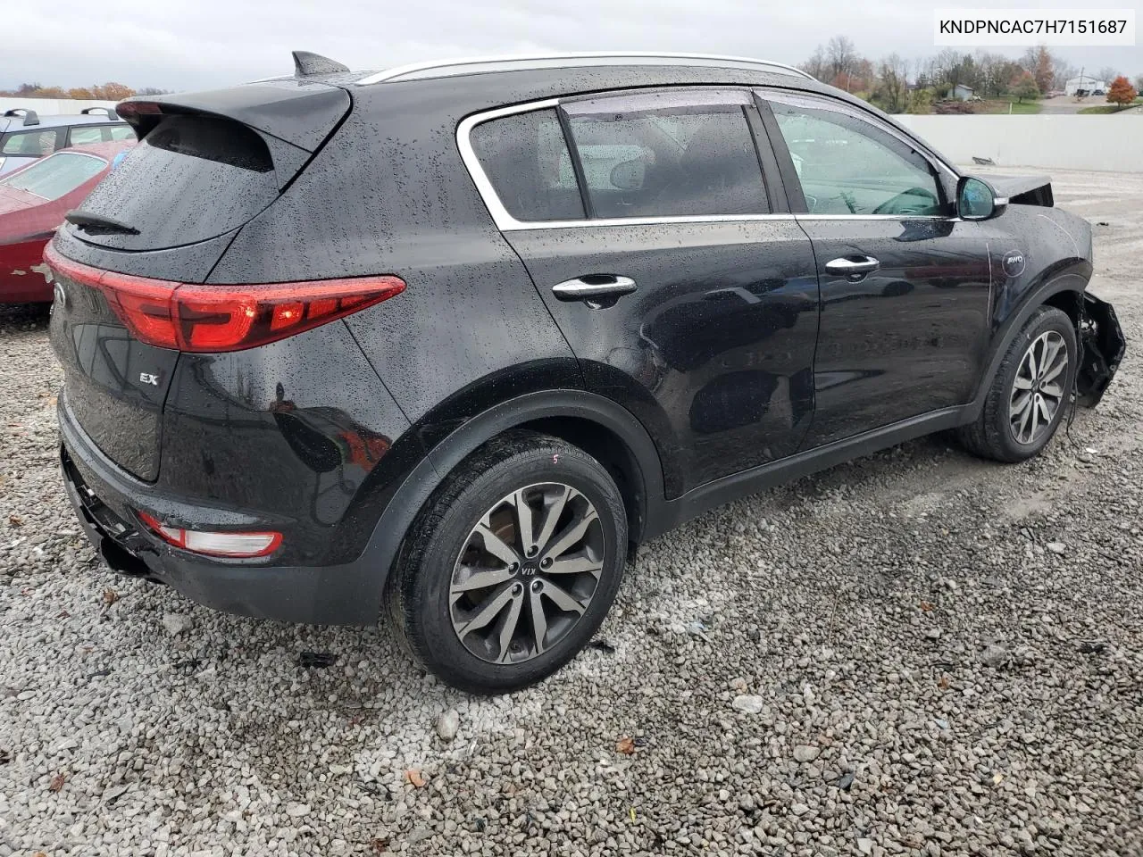 2017 Kia Sportage Ex VIN: KNDPNCAC7H7151687 Lot: 81306874