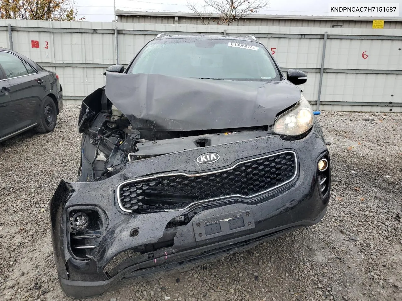 2017 Kia Sportage Ex VIN: KNDPNCAC7H7151687 Lot: 81306874