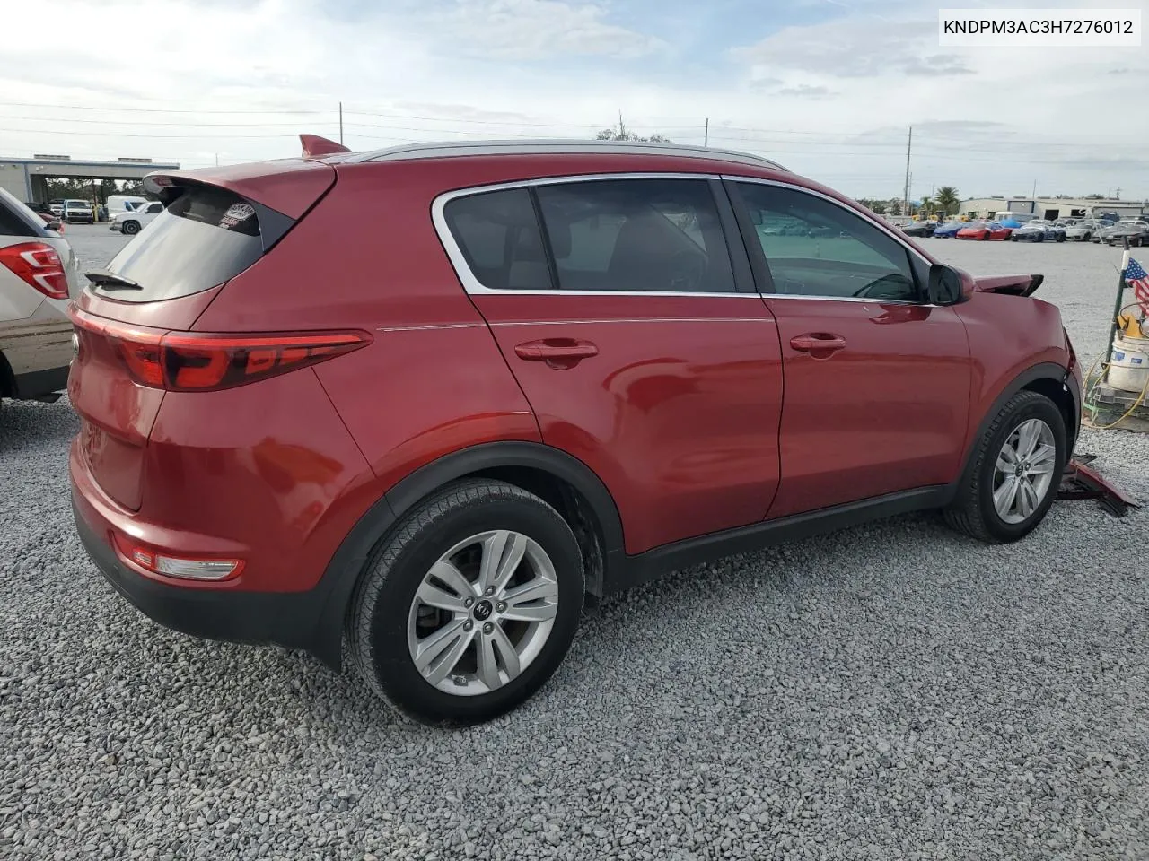 2017 Kia Sportage Lx VIN: KNDPM3AC3H7276012 Lot: 81430054