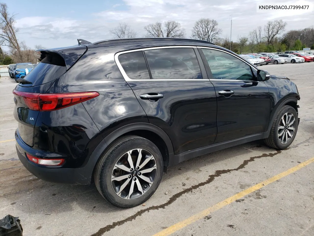 2018 Kia Sportage Ex VIN: KNDPN3AC0J7399477 Lot: 50371304