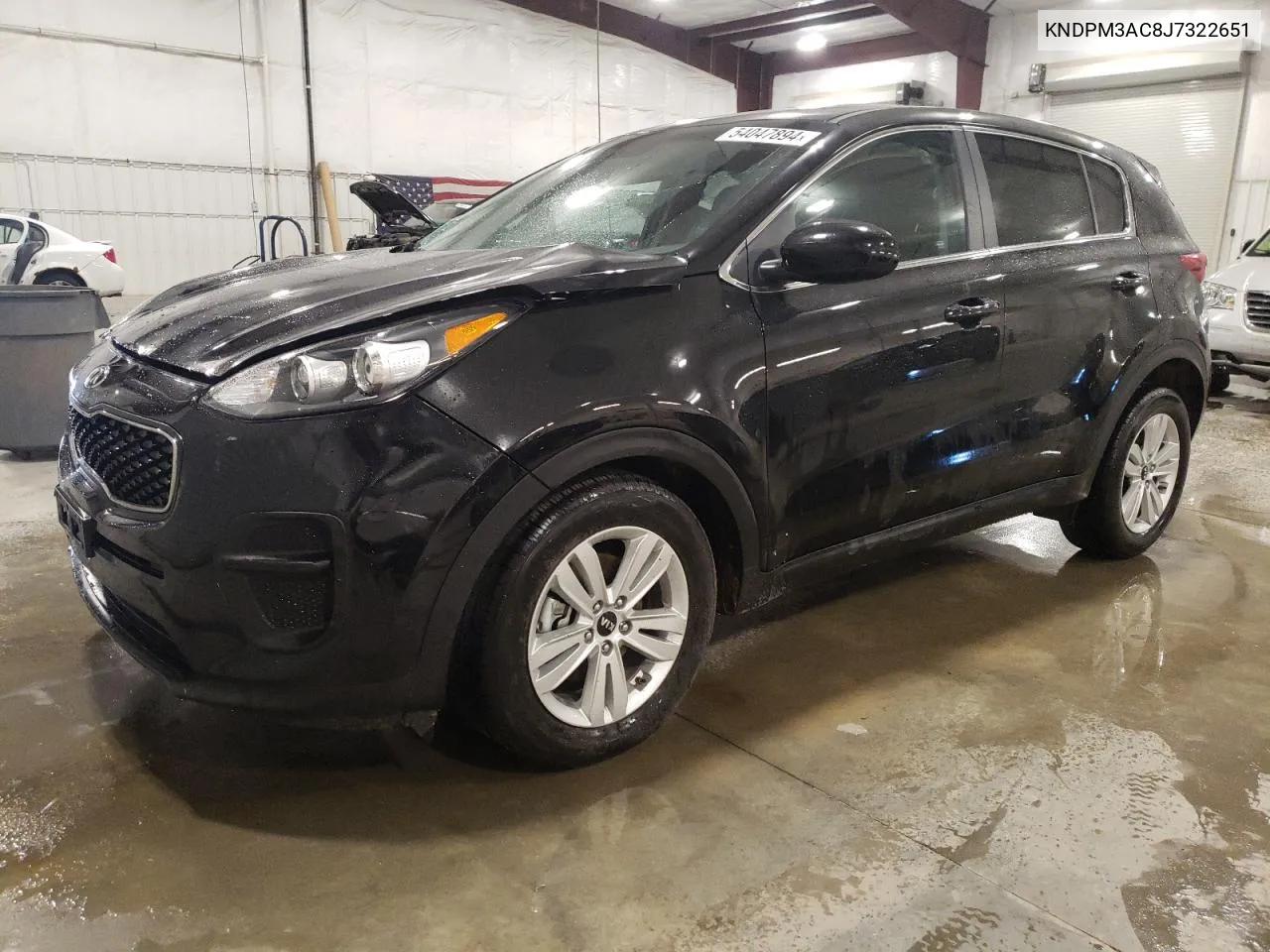 2018 Kia Sportage Lx VIN: KNDPM3AC8J7322651 Lot: 54047894