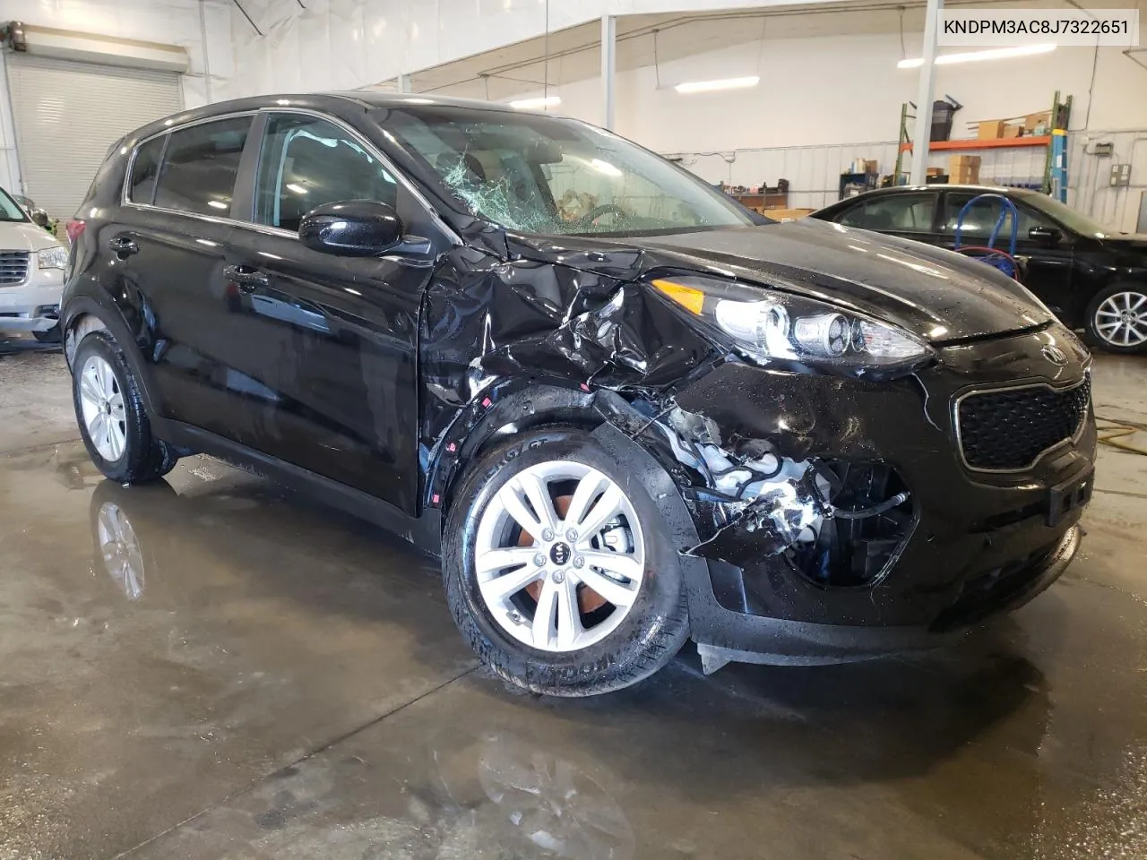 2018 Kia Sportage Lx VIN: KNDPM3AC8J7322651 Lot: 54047894