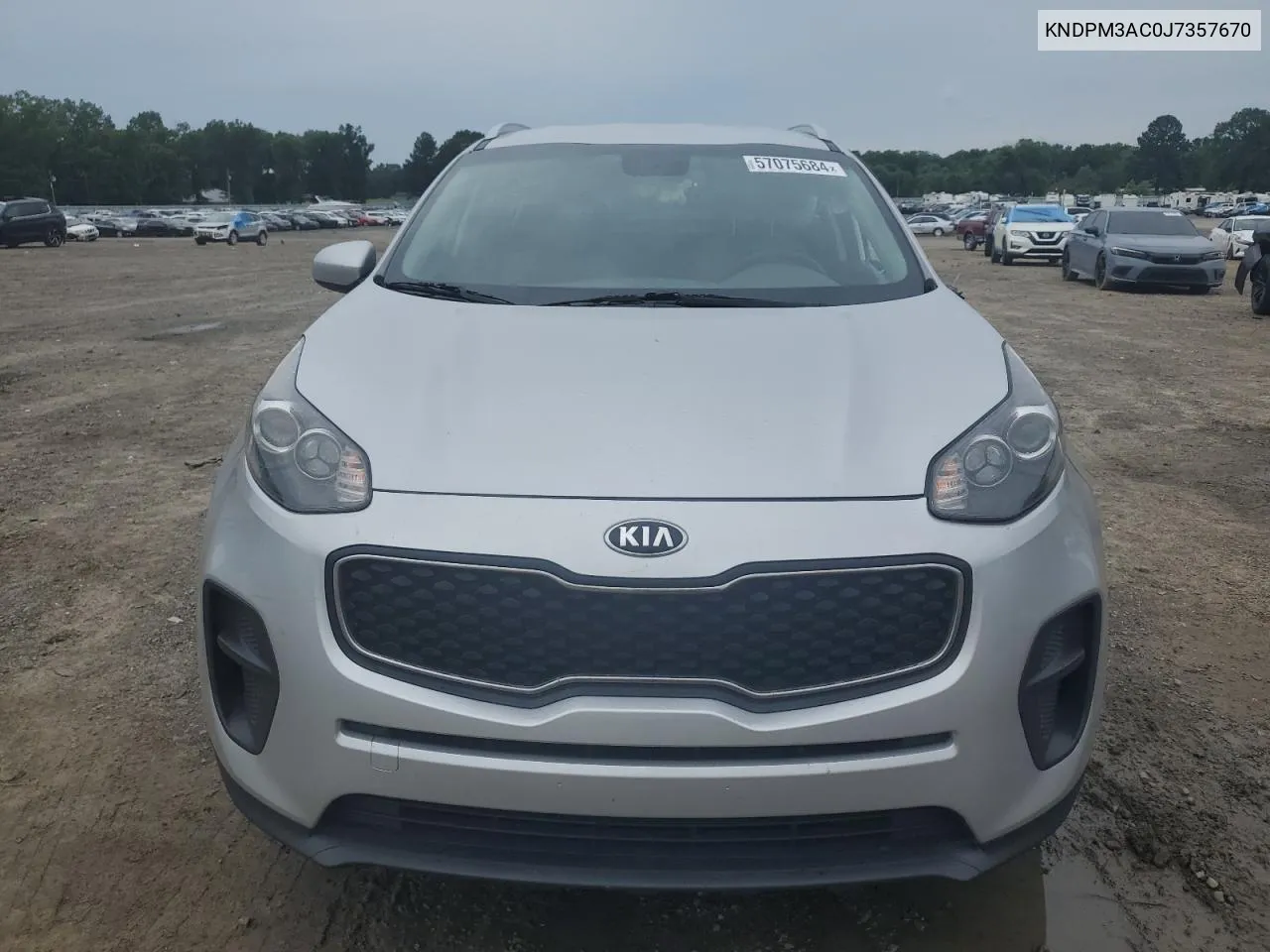 2018 Kia Sportage Lx VIN: KNDPM3AC0J7357670 Lot: 57075684