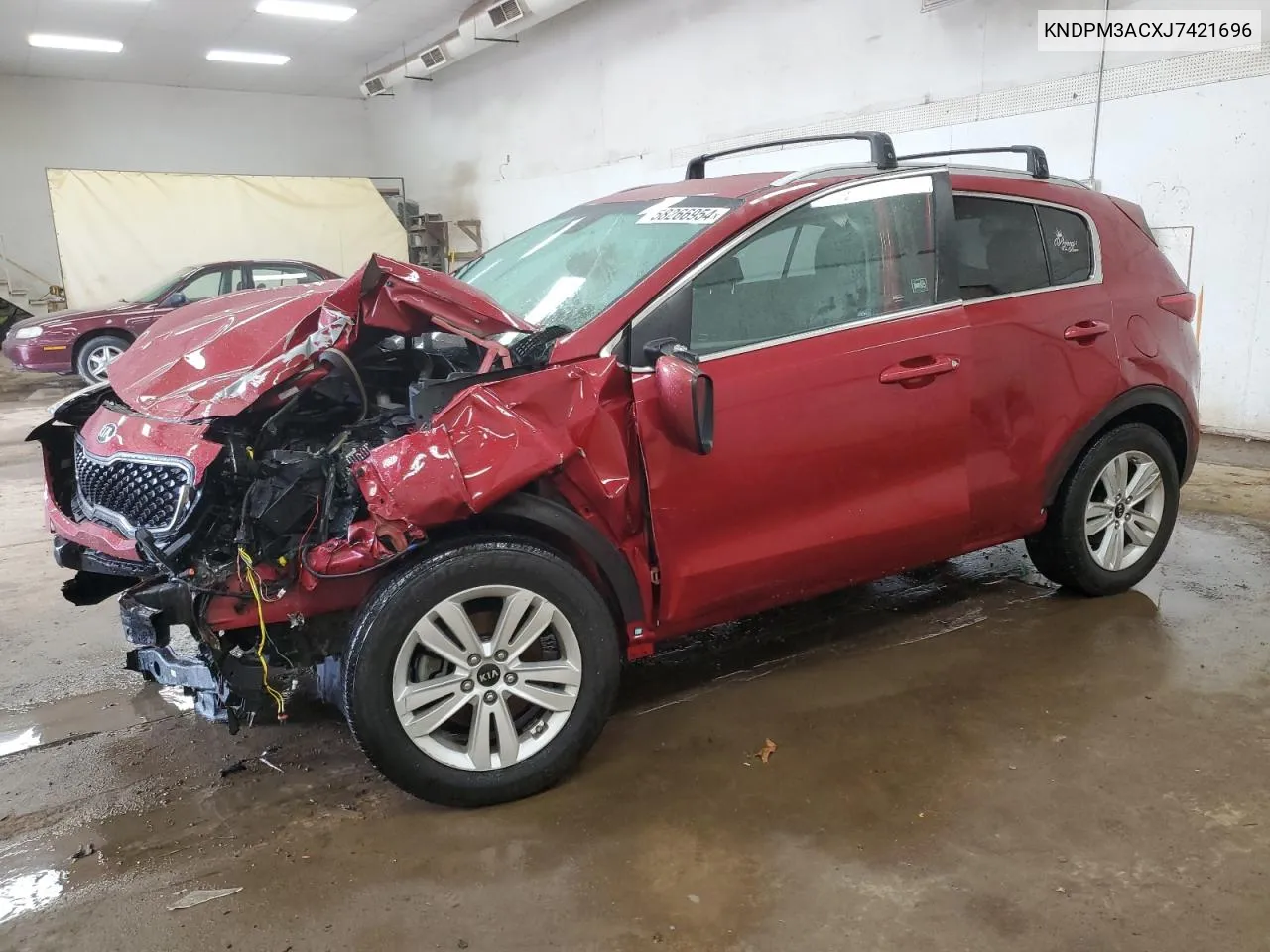 2018 Kia Sportage Lx VIN: KNDPM3ACXJ7421696 Lot: 58266954