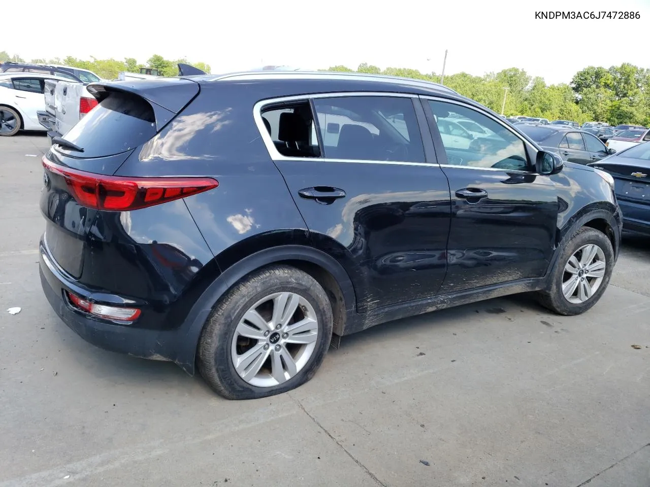 2018 Kia Sportage Lx VIN: KNDPM3AC6J7472886 Lot: 59217234