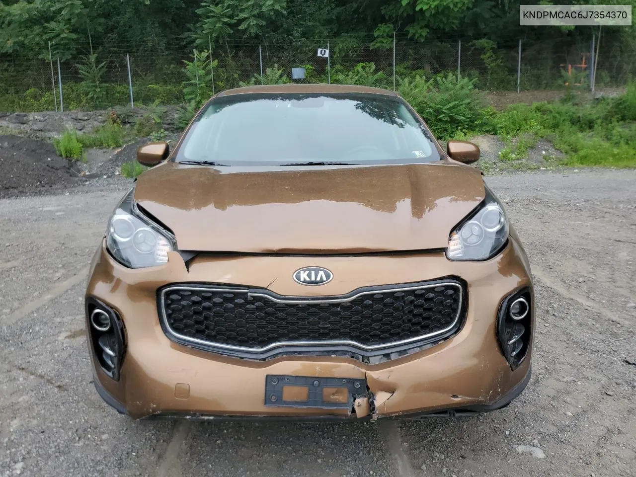 2018 Kia Sportage Lx VIN: KNDPMCAC6J7354370 Lot: 60696464