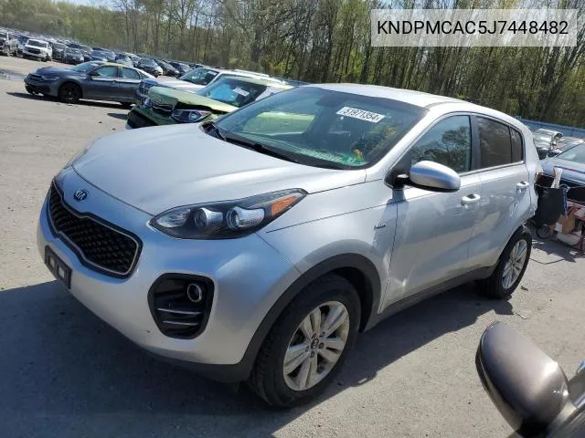 2018 Kia Sportage Lx VIN: KNDPMCAC5J7448482 Lot: 60727574