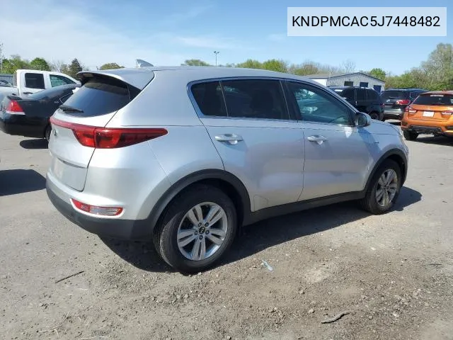 KNDPMCAC5J7448482 2018 Kia Sportage Lx