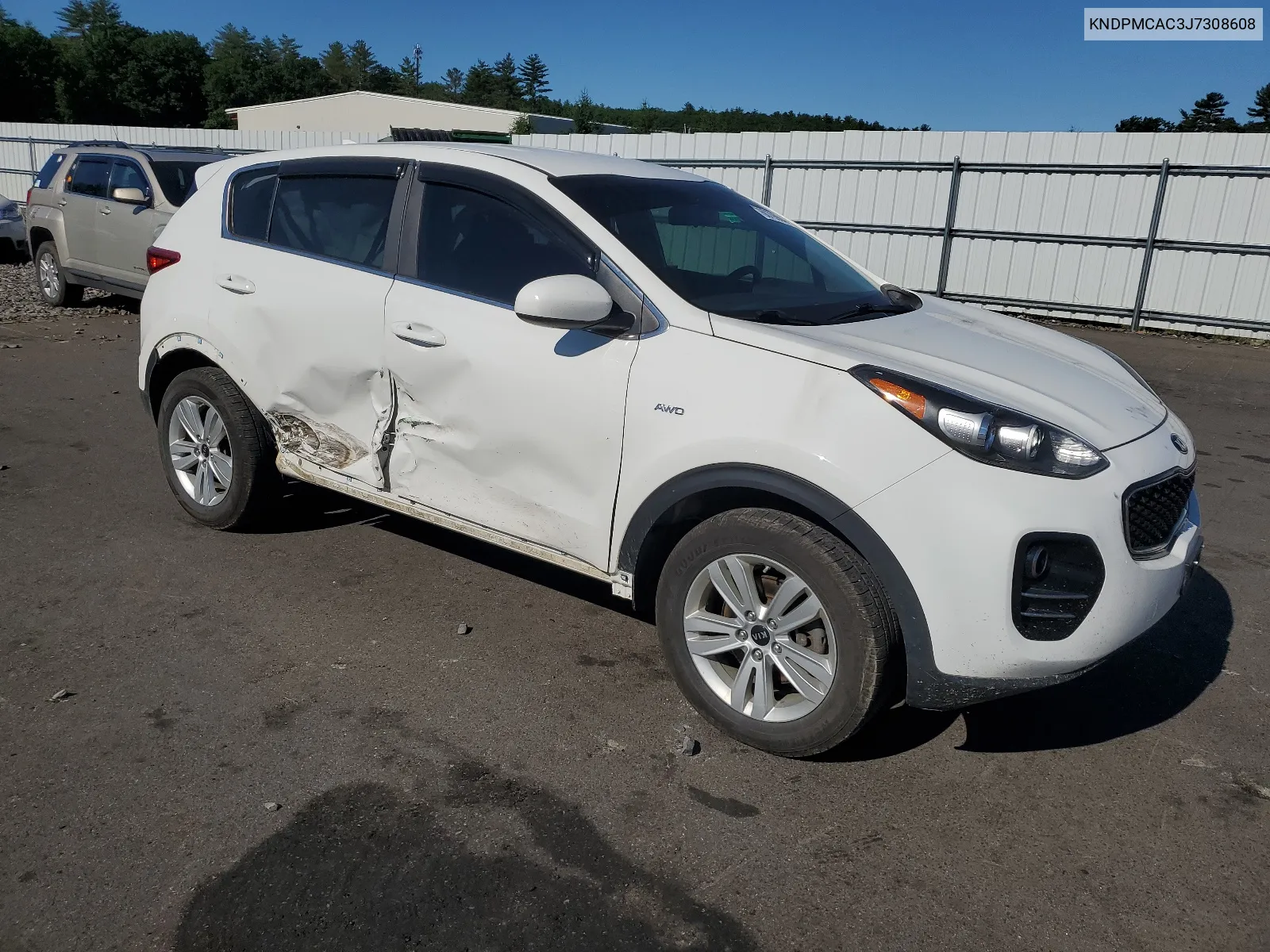 2018 Kia Sportage Lx VIN: KNDPMCAC3J7308608 Lot: 60799844