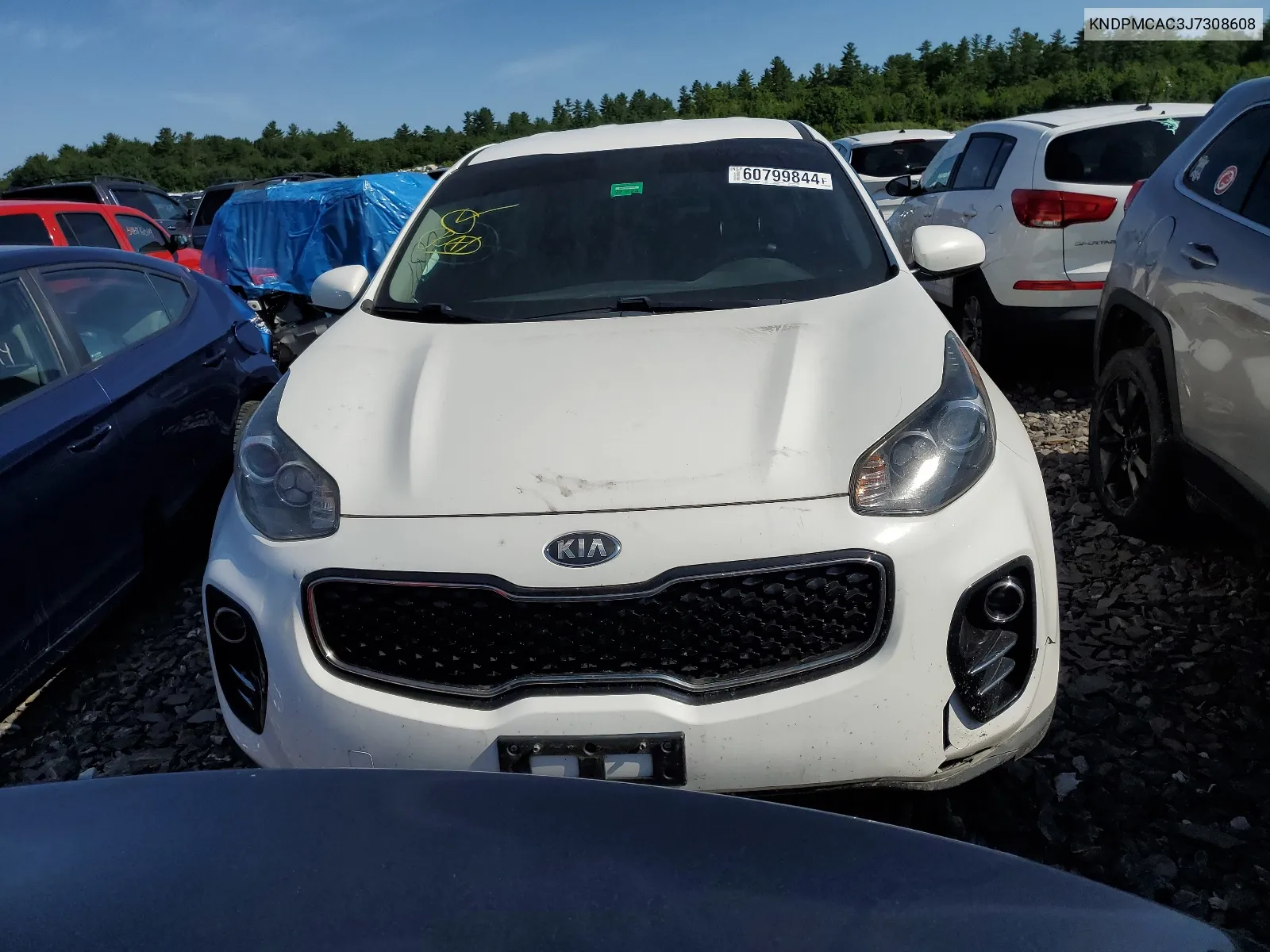 KNDPMCAC3J7308608 2018 Kia Sportage Lx