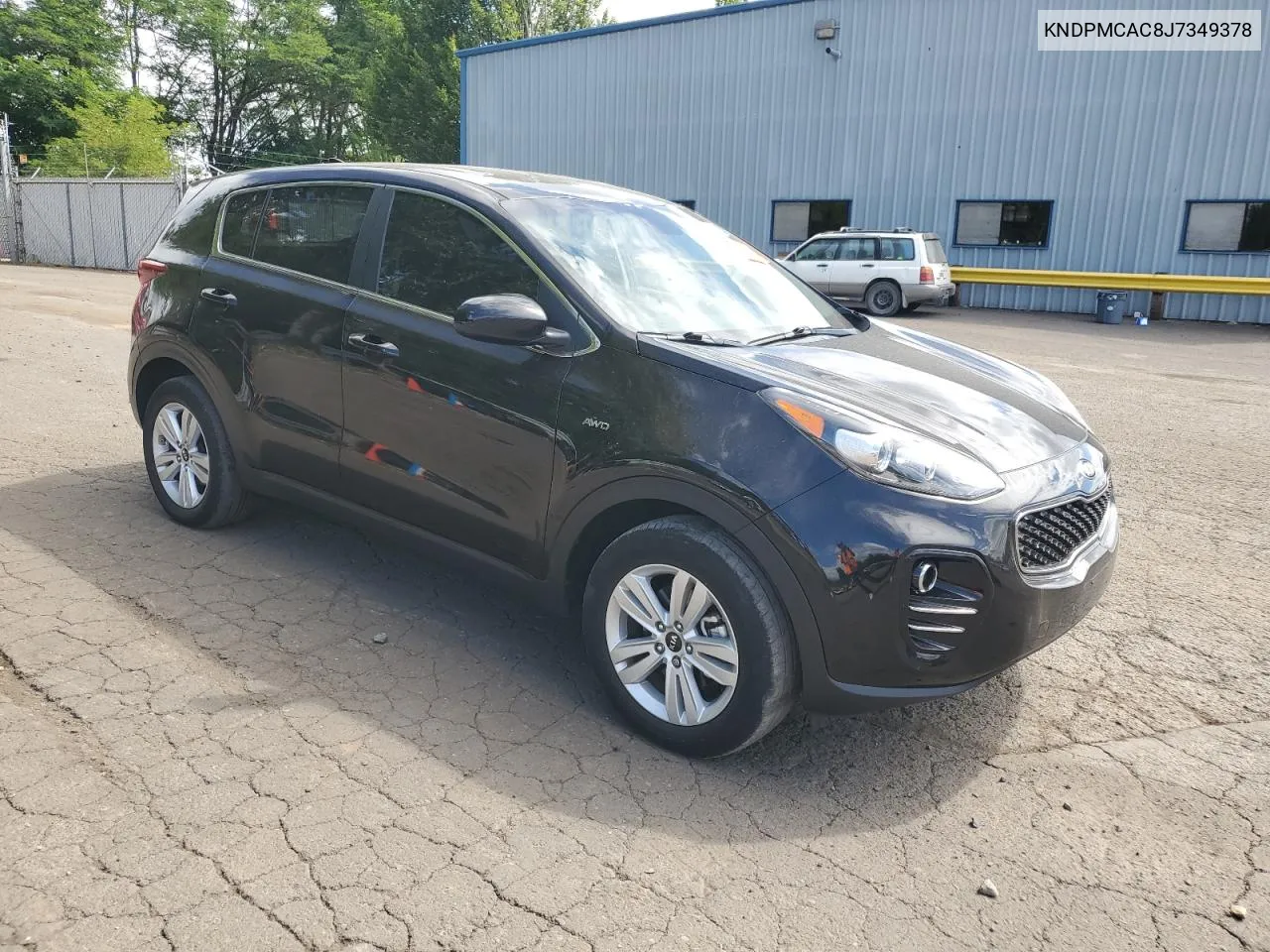 KNDPMCAC8J7349378 2018 Kia Sportage Lx