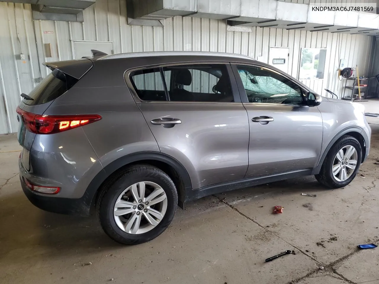 2018 Kia Sportage Lx VIN: KNDPM3AC6J7481569 Lot: 61683744