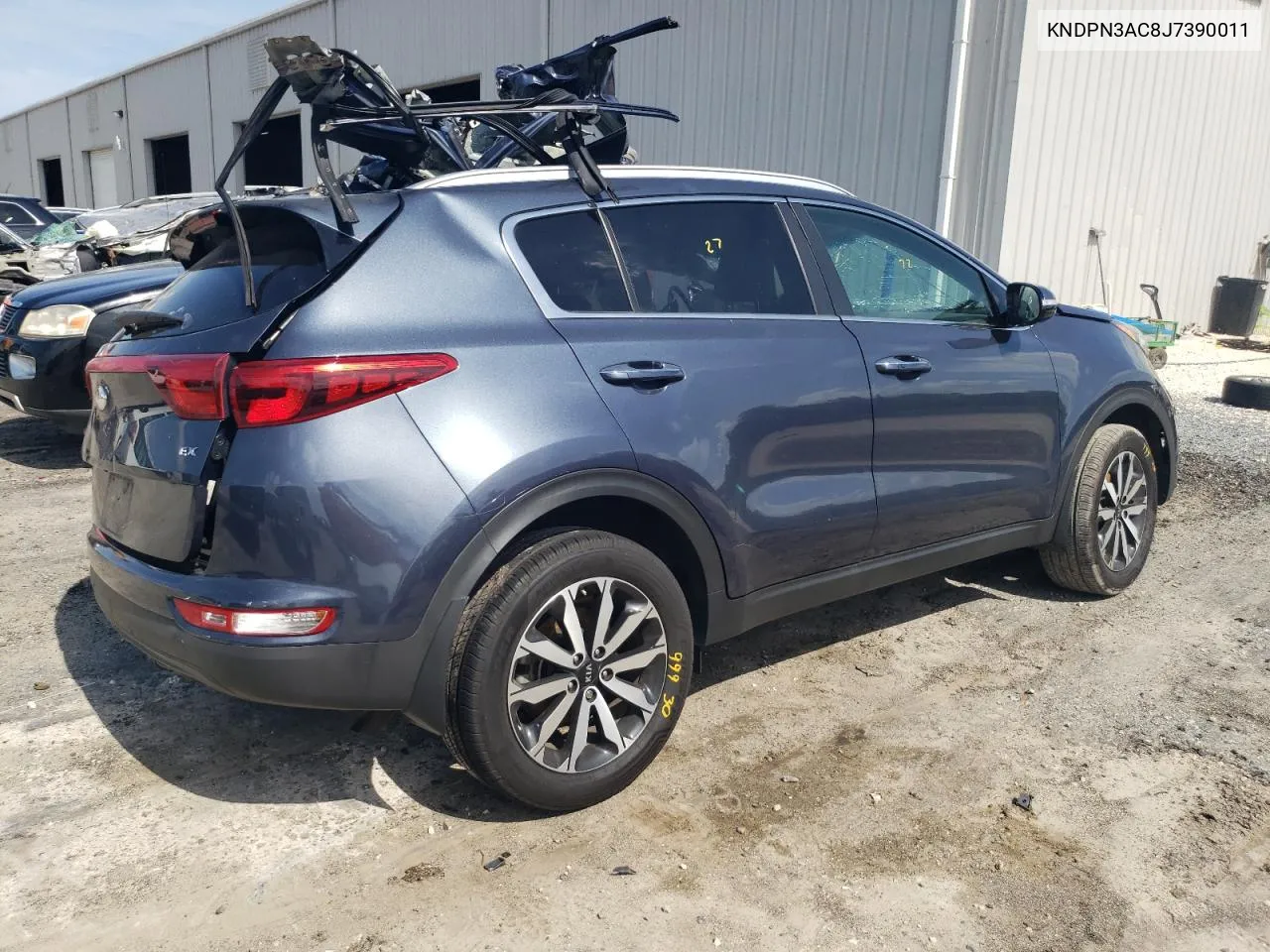 2018 Kia Sportage Ex VIN: KNDPN3AC8J7390011 Lot: 61796884