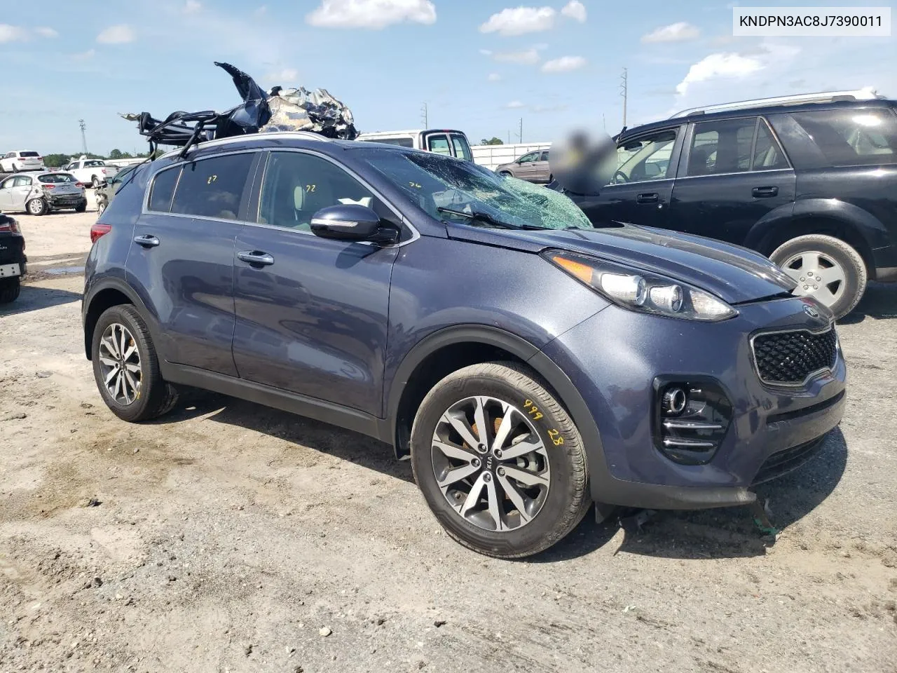 KNDPN3AC8J7390011 2018 Kia Sportage Ex