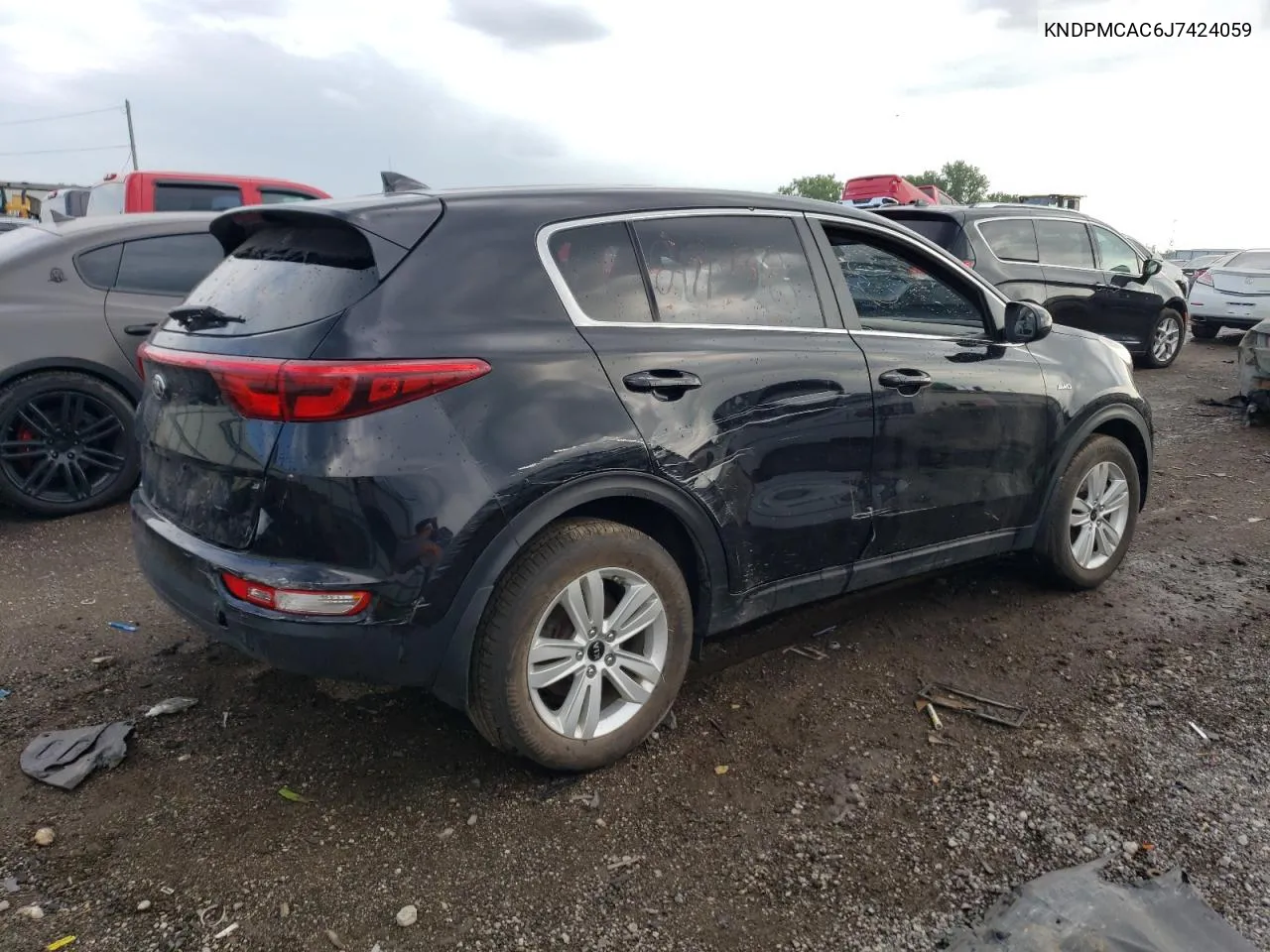 KNDPMCAC6J7424059 2018 Kia Sportage Lx