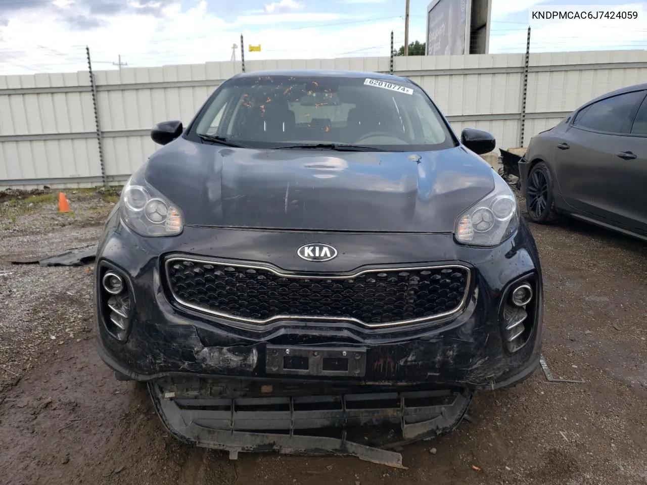 2018 Kia Sportage Lx VIN: KNDPMCAC6J7424059 Lot: 62010774