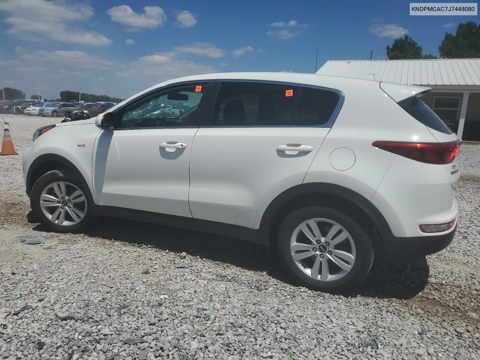 2018 Kia Sportage Lx VIN: KNDPMCAC7J7448080 Lot: 63152354