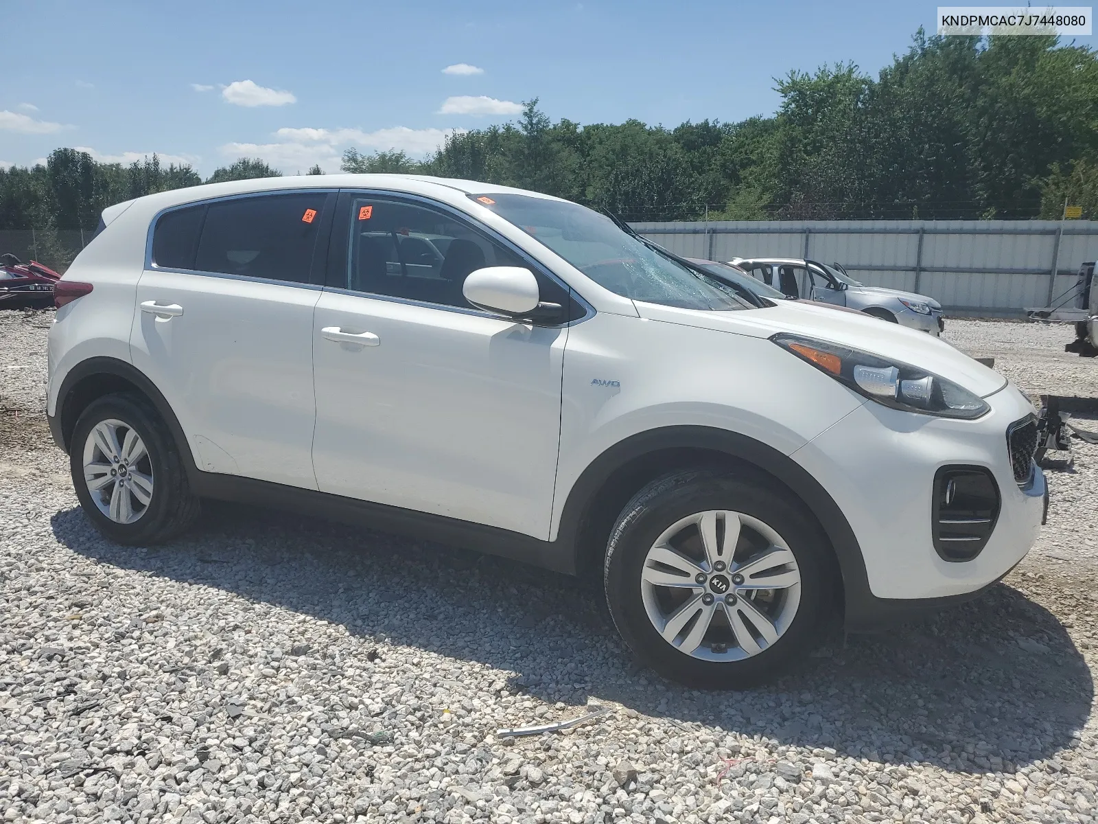 2018 Kia Sportage Lx VIN: KNDPMCAC7J7448080 Lot: 63152354