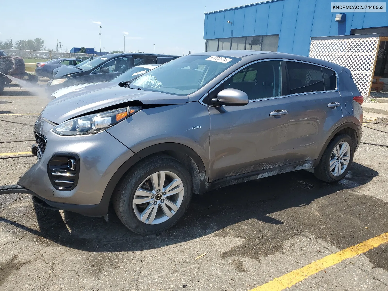 2018 Kia Sportage Lx VIN: KNDPMCAC2J7440663 Lot: 63293574