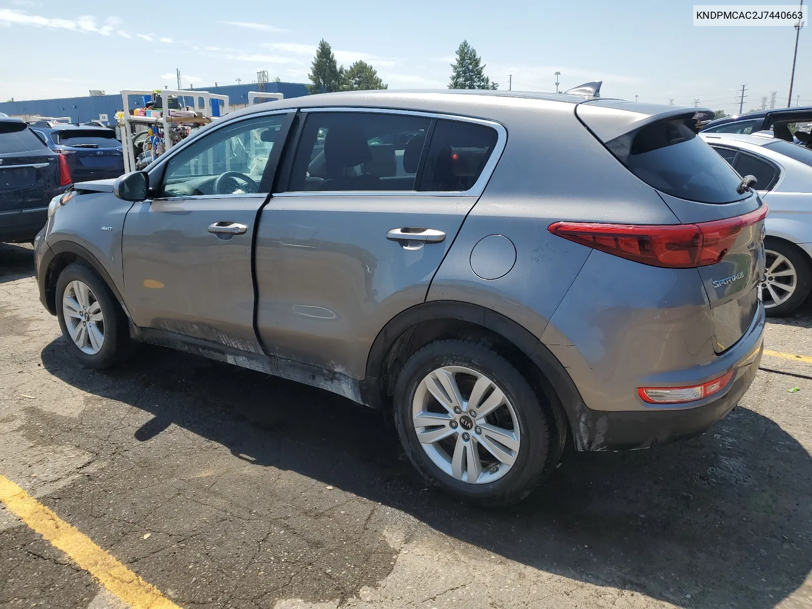 2018 Kia Sportage Lx VIN: KNDPMCAC2J7440663 Lot: 63293574