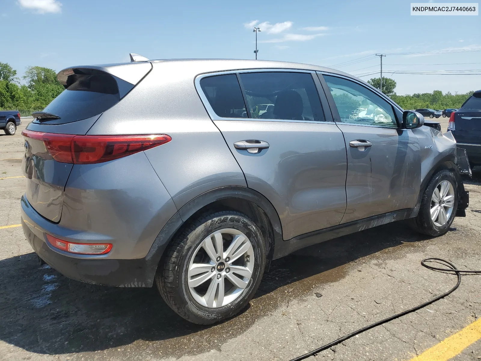 2018 Kia Sportage Lx VIN: KNDPMCAC2J7440663 Lot: 63293574