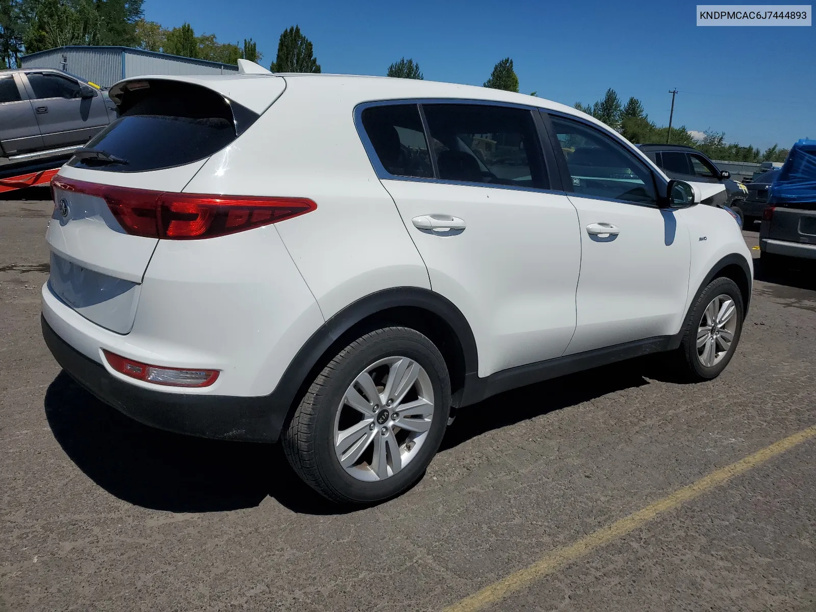 KNDPMCAC6J7444893 2018 Kia Sportage Lx