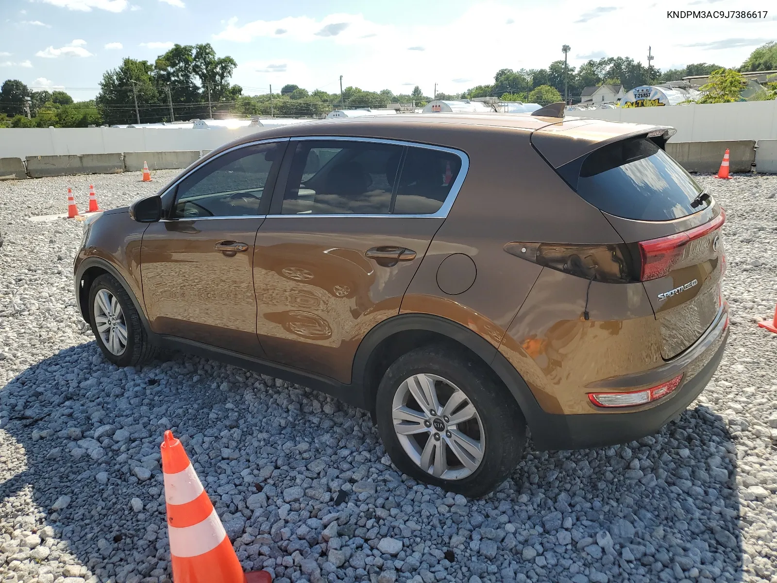 2018 Kia Sportage Lx VIN: KNDPM3AC9J7386617 Lot: 63715564