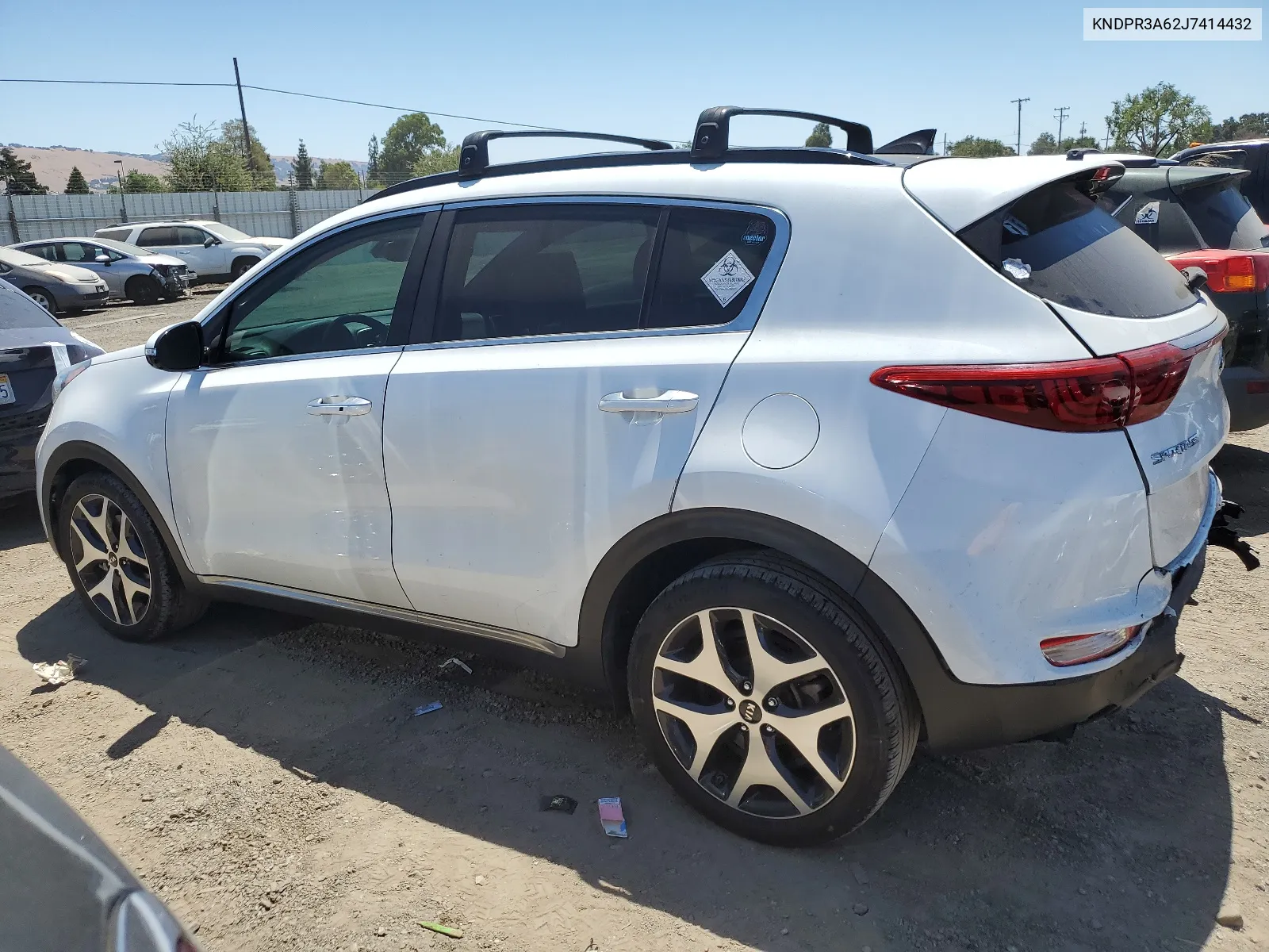 2018 Kia Sportage Sx VIN: KNDPR3A62J7414432 Lot: 64007454