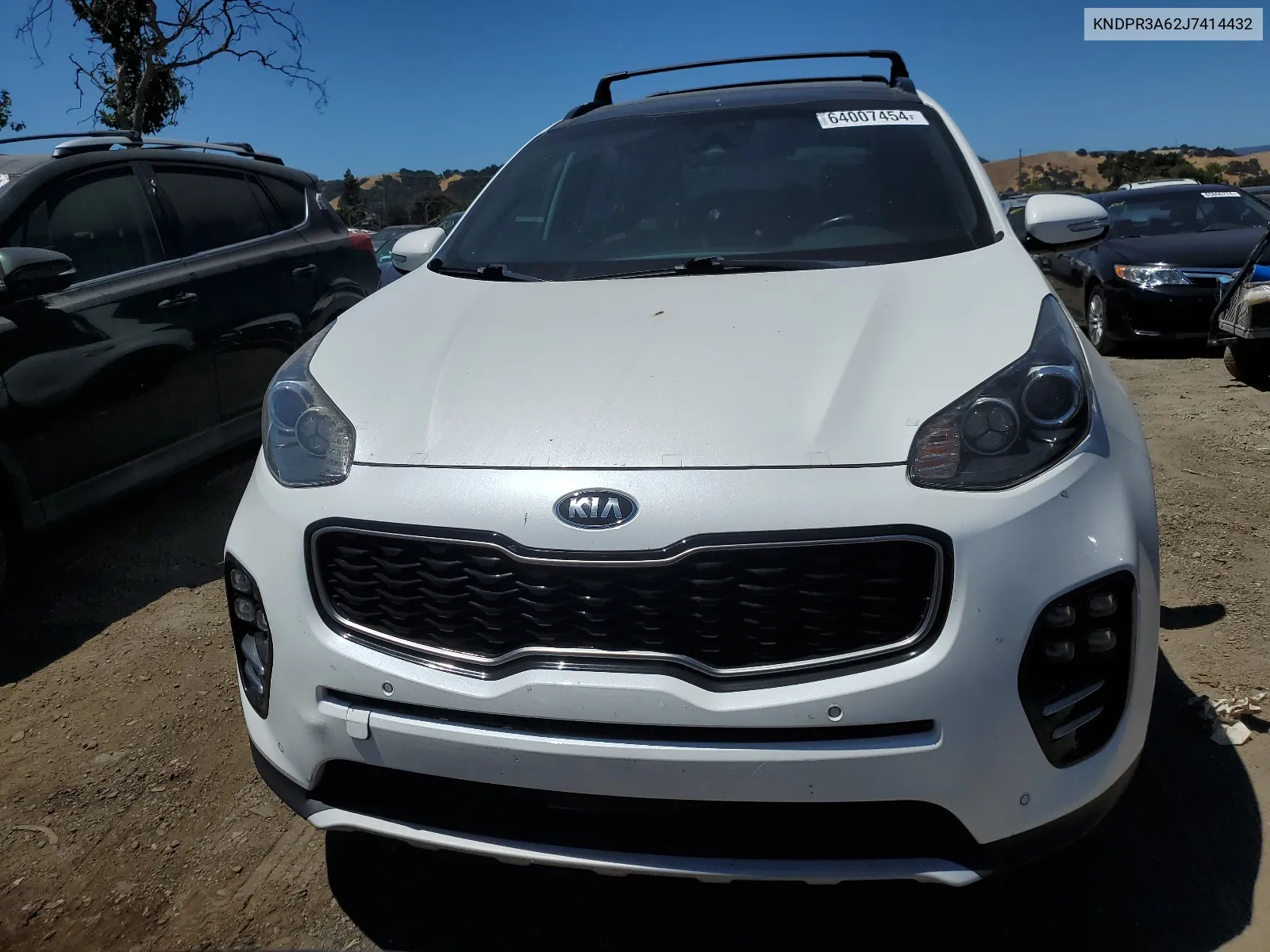 2018 Kia Sportage Sx VIN: KNDPR3A62J7414432 Lot: 64007454