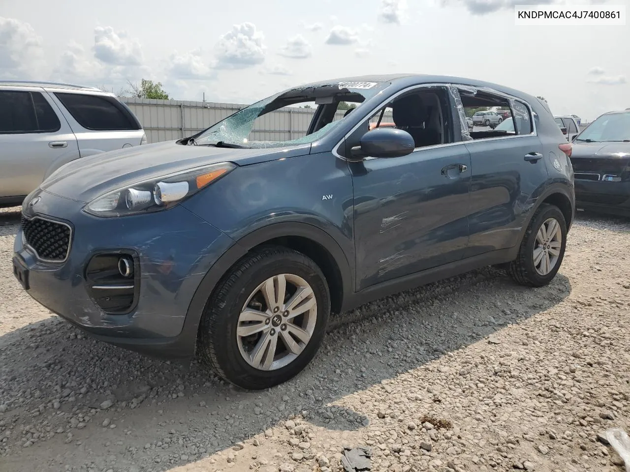 2018 Kia Sportage Lx VIN: KNDPMCAC4J7400861 Lot: 64200774