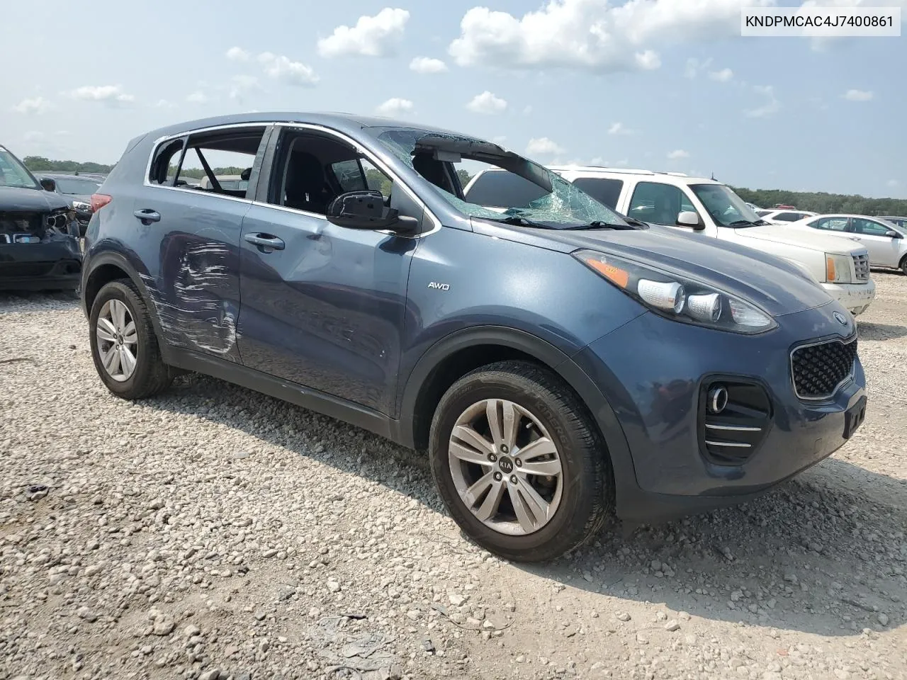 2018 Kia Sportage Lx VIN: KNDPMCAC4J7400861 Lot: 64200774