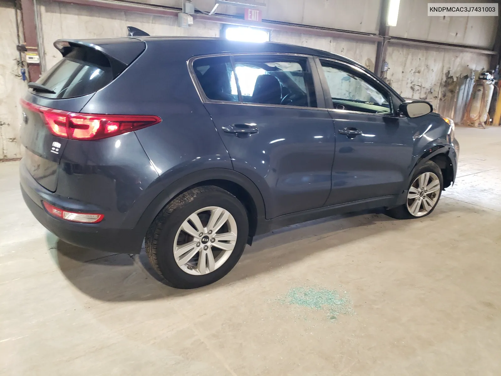 2018 Kia Sportage Lx VIN: KNDPMCAC3J7431003 Lot: 64366504