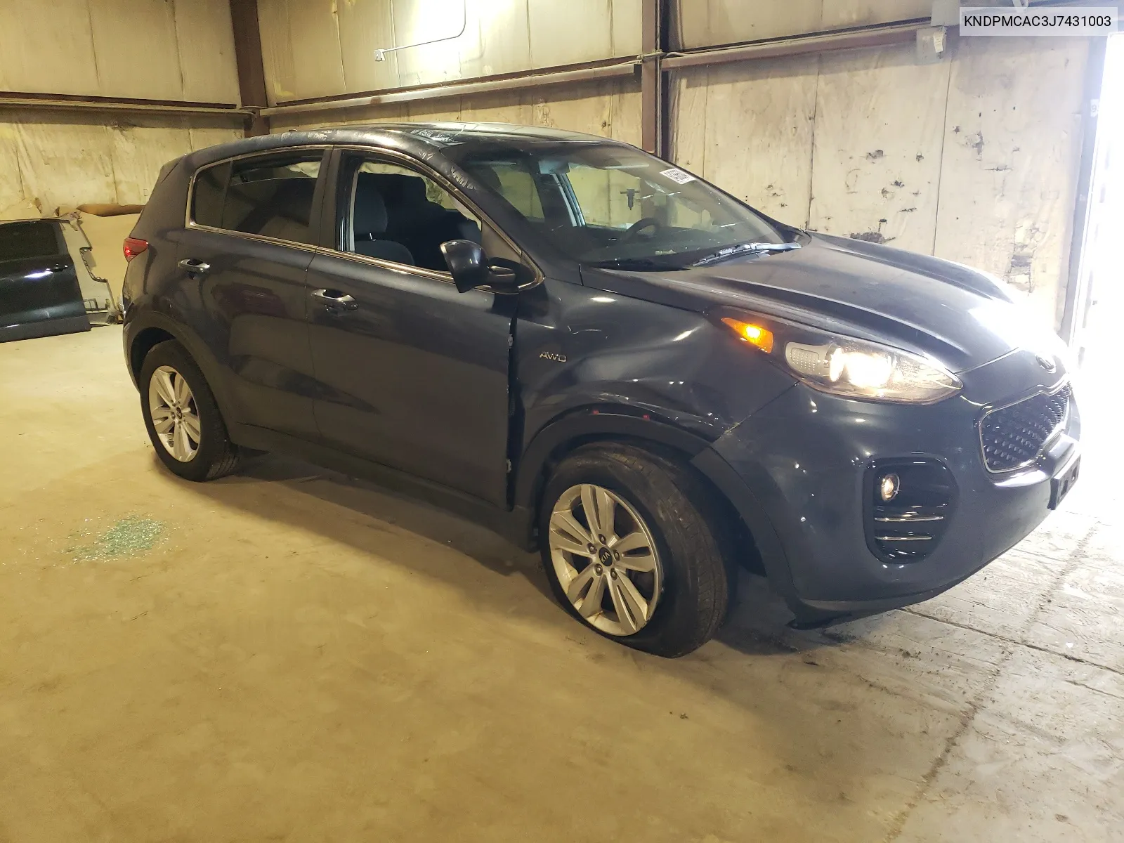 2018 Kia Sportage Lx VIN: KNDPMCAC3J7431003 Lot: 64366504