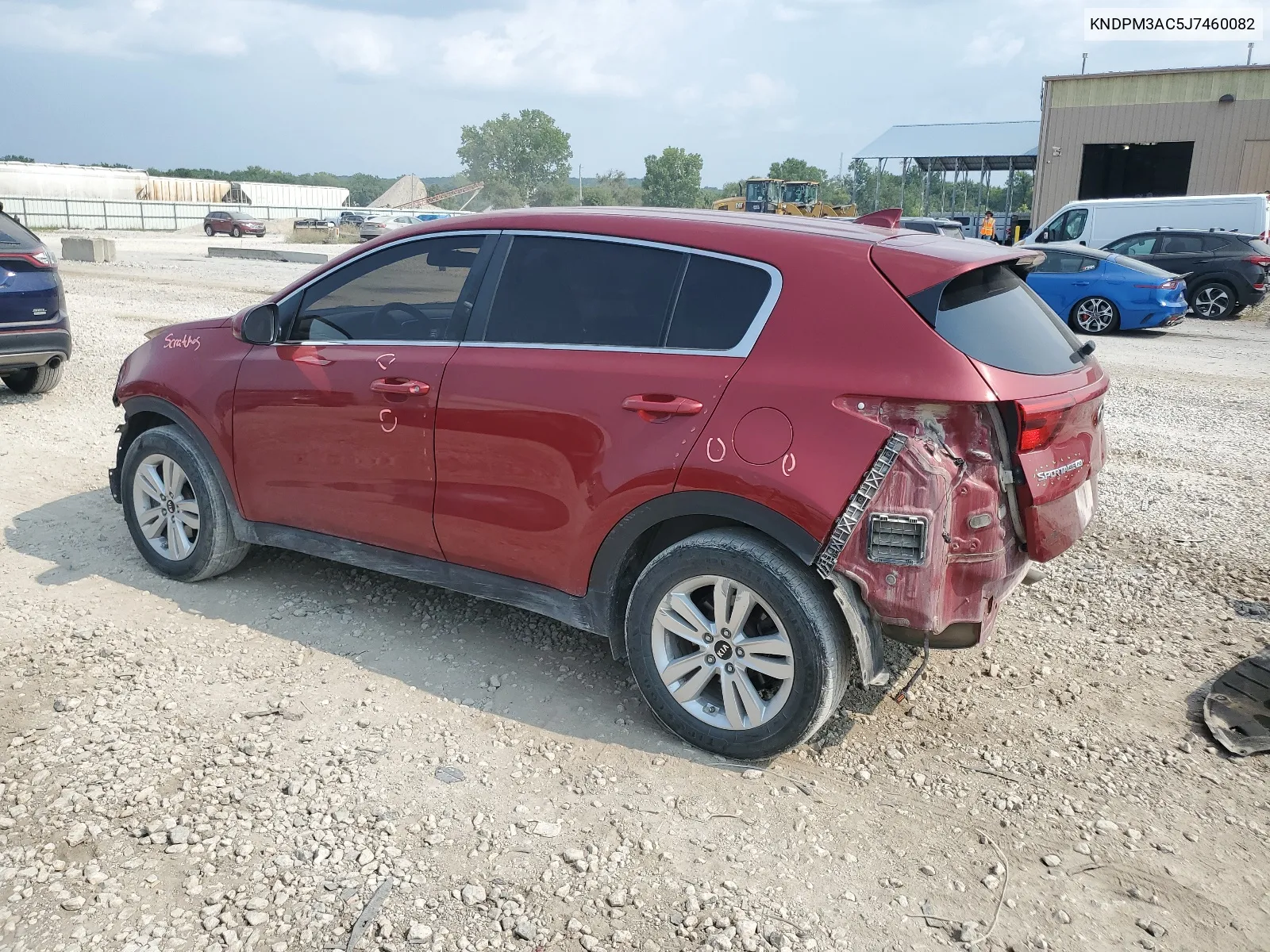 2018 Kia Sportage Lx VIN: KNDPM3AC5J7460082 Lot: 64651884