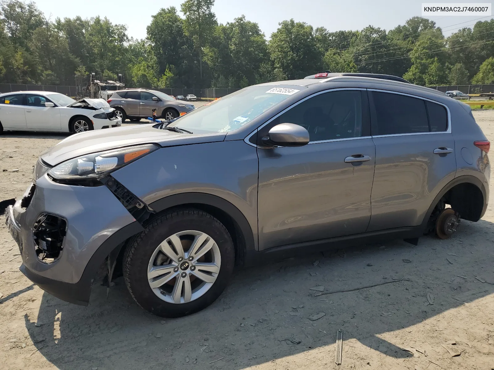 2018 Kia Sportage Lx VIN: KNDPM3AC2J7460007 Lot: 65162554