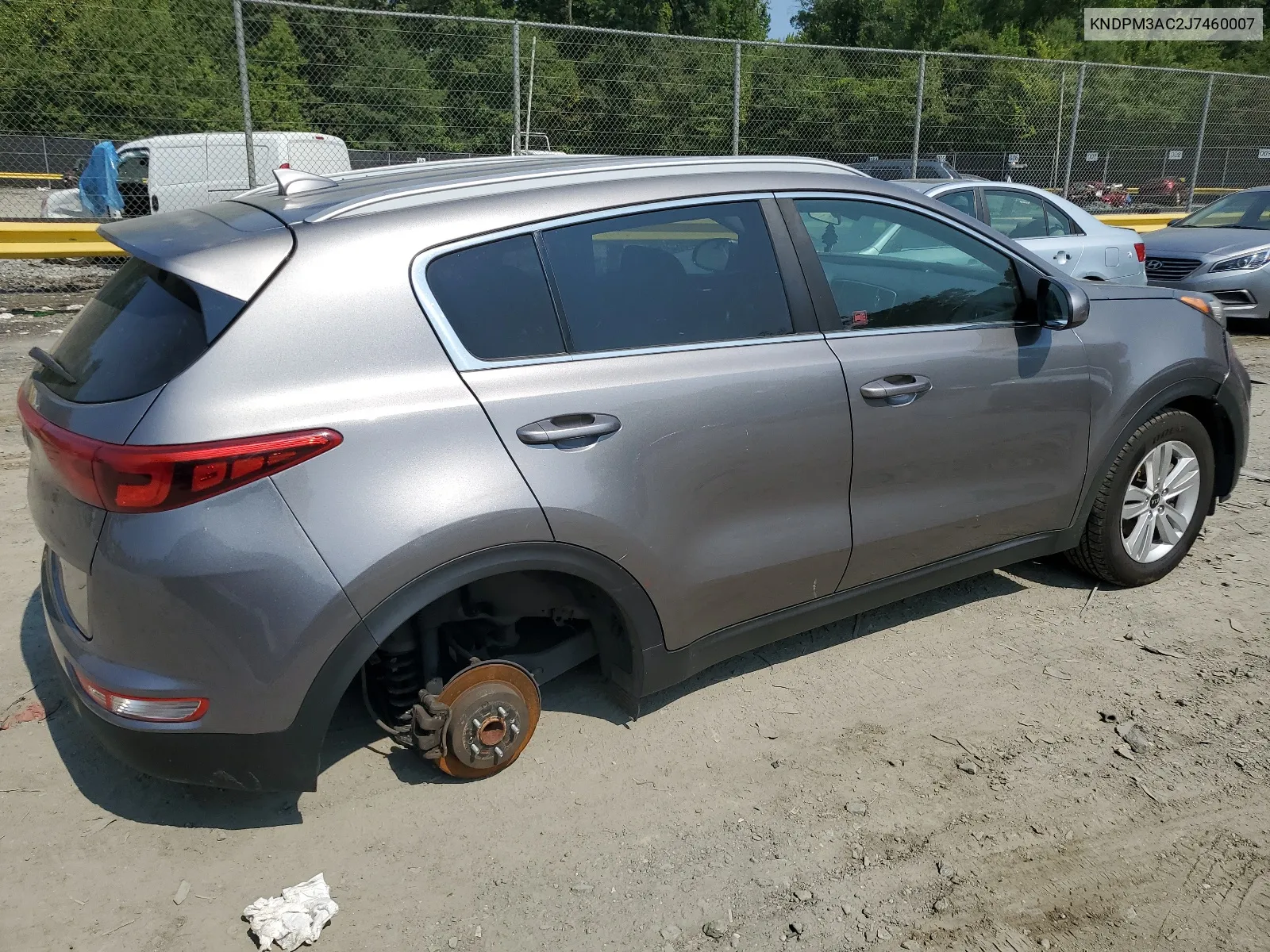 2018 Kia Sportage Lx VIN: KNDPM3AC2J7460007 Lot: 65162554