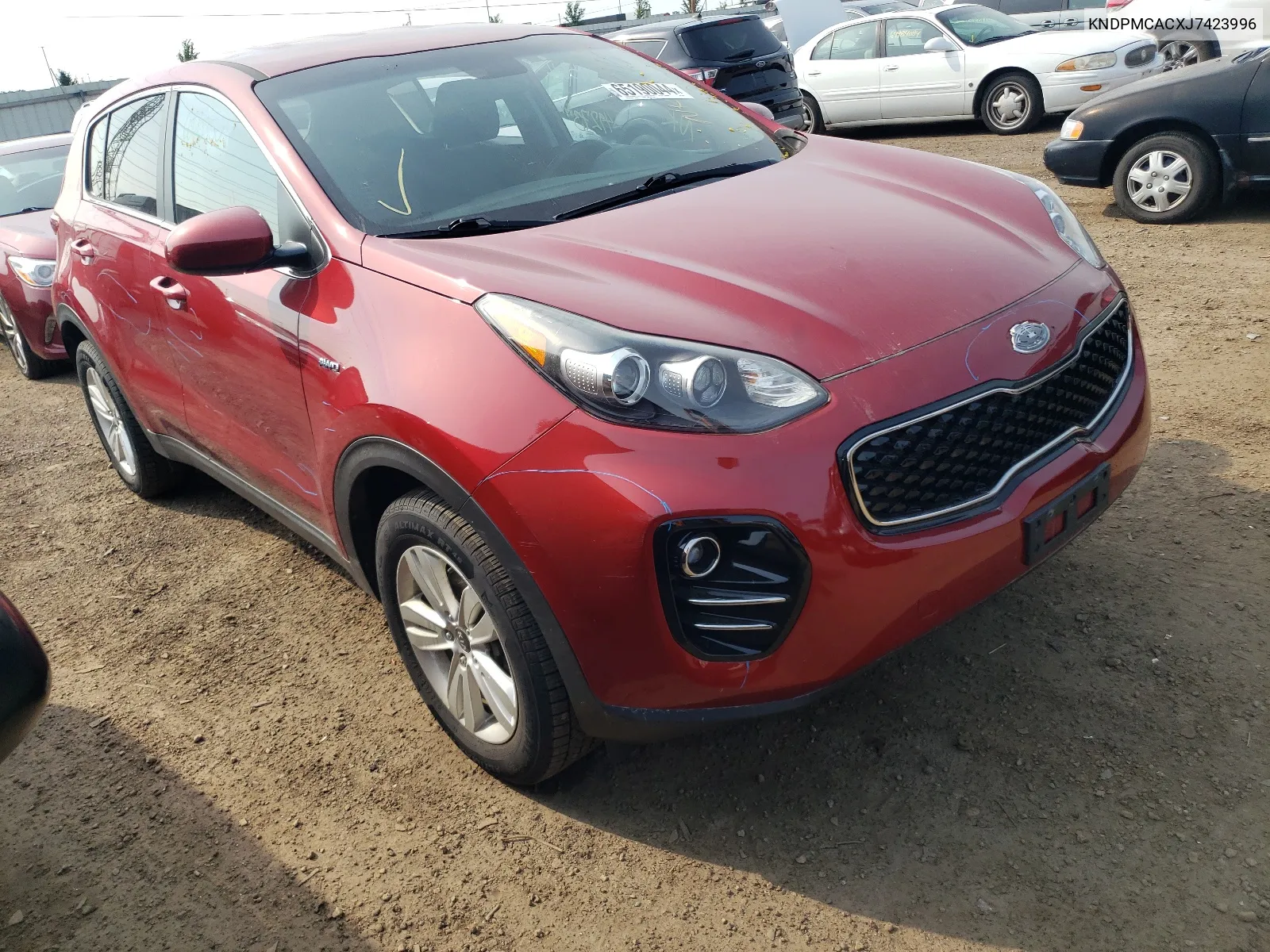 KNDPMCACXJ7423996 2018 Kia Sportage Lx