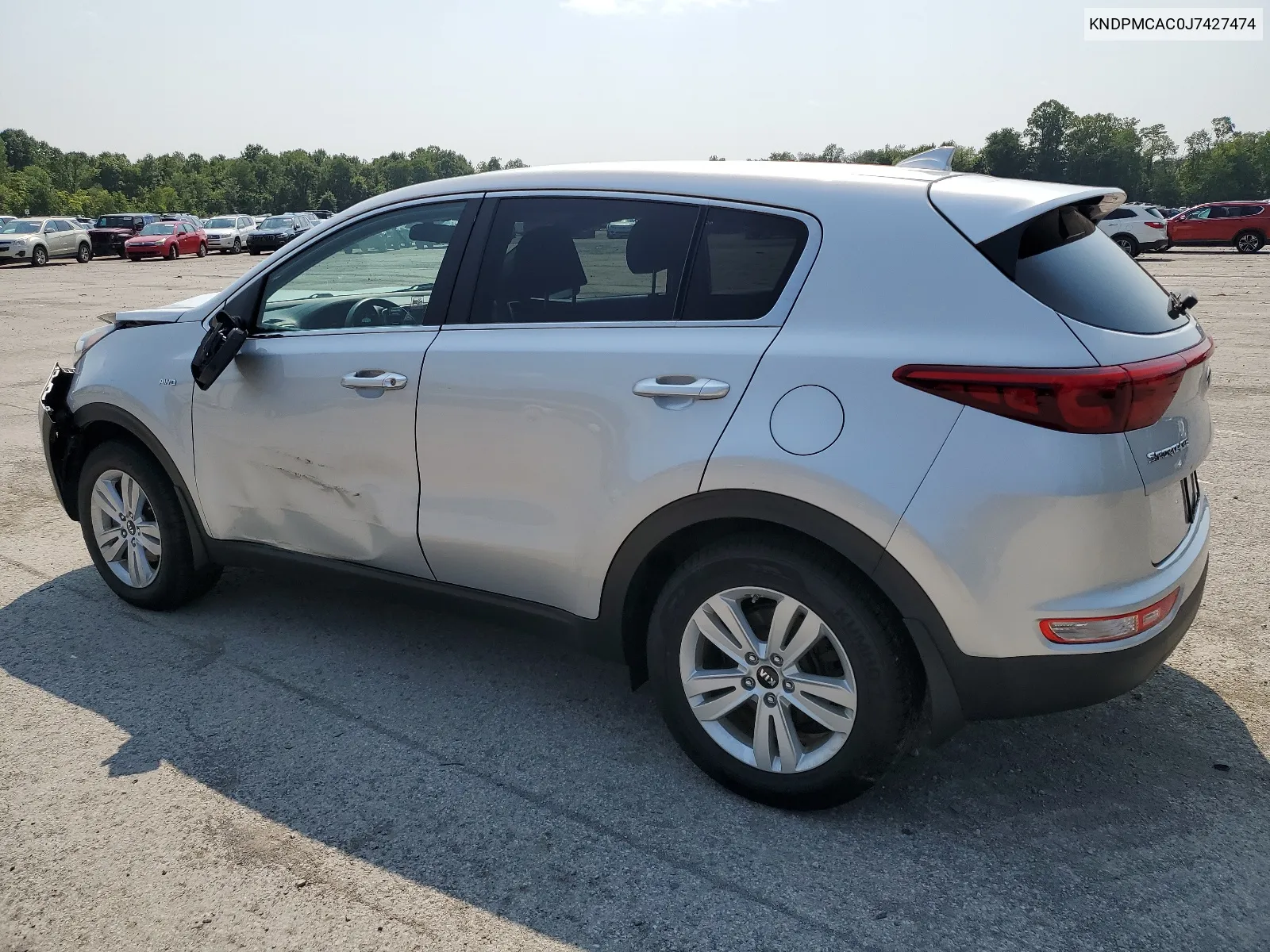 2018 Kia Sportage Lx VIN: KNDPMCAC0J7427474 Lot: 65286614