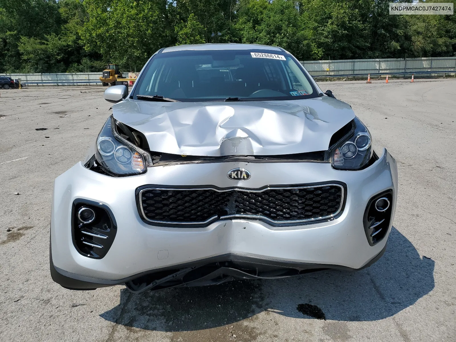 2018 Kia Sportage Lx VIN: KNDPMCAC0J7427474 Lot: 65286614