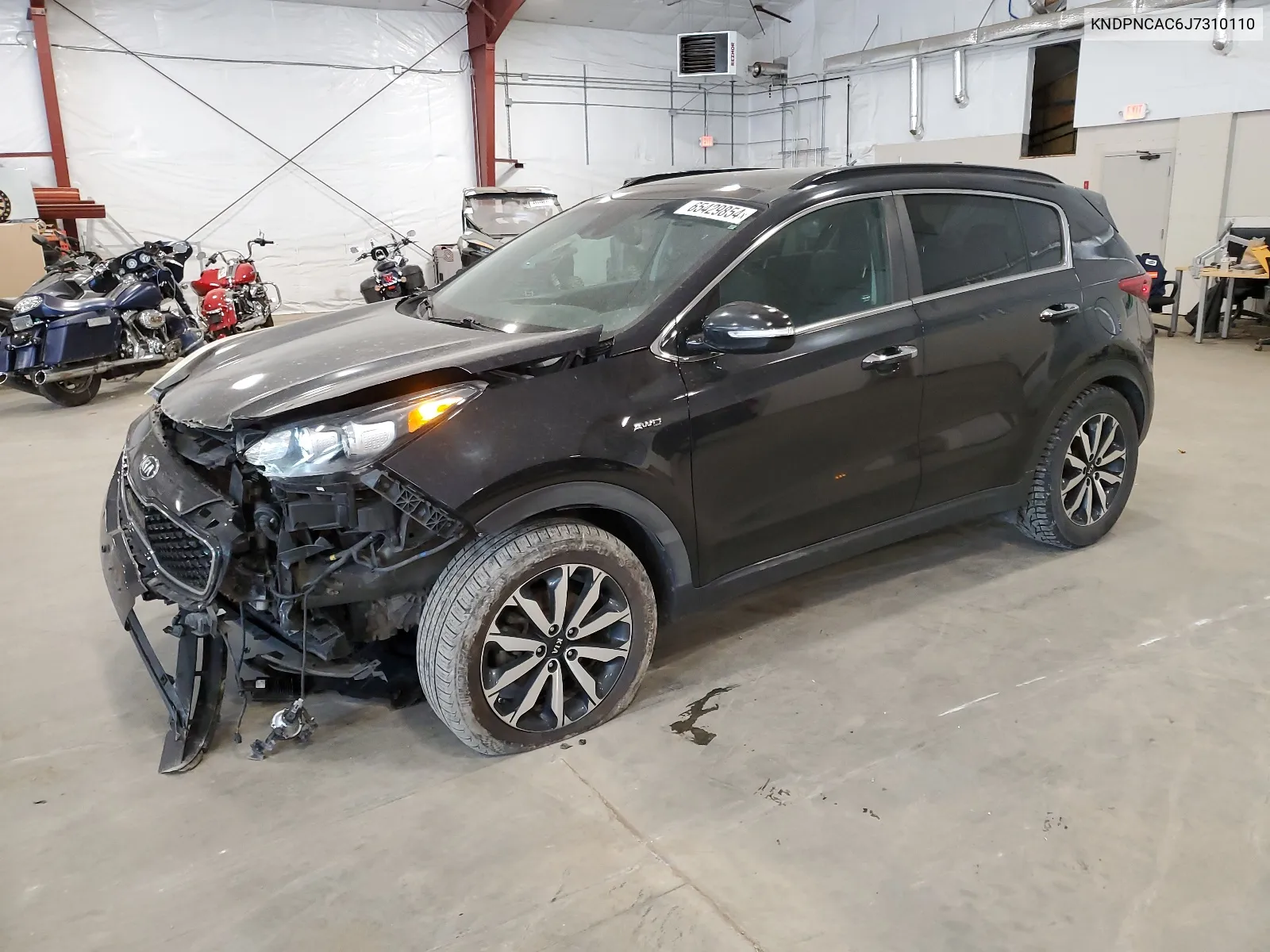 2018 Kia Sportage Ex VIN: KNDPNCAC6J7310110 Lot: 65429854