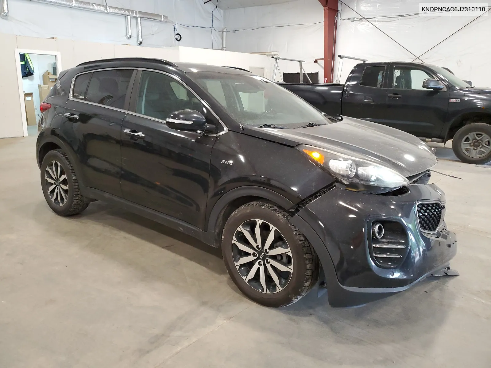 2018 Kia Sportage Ex VIN: KNDPNCAC6J7310110 Lot: 65429854