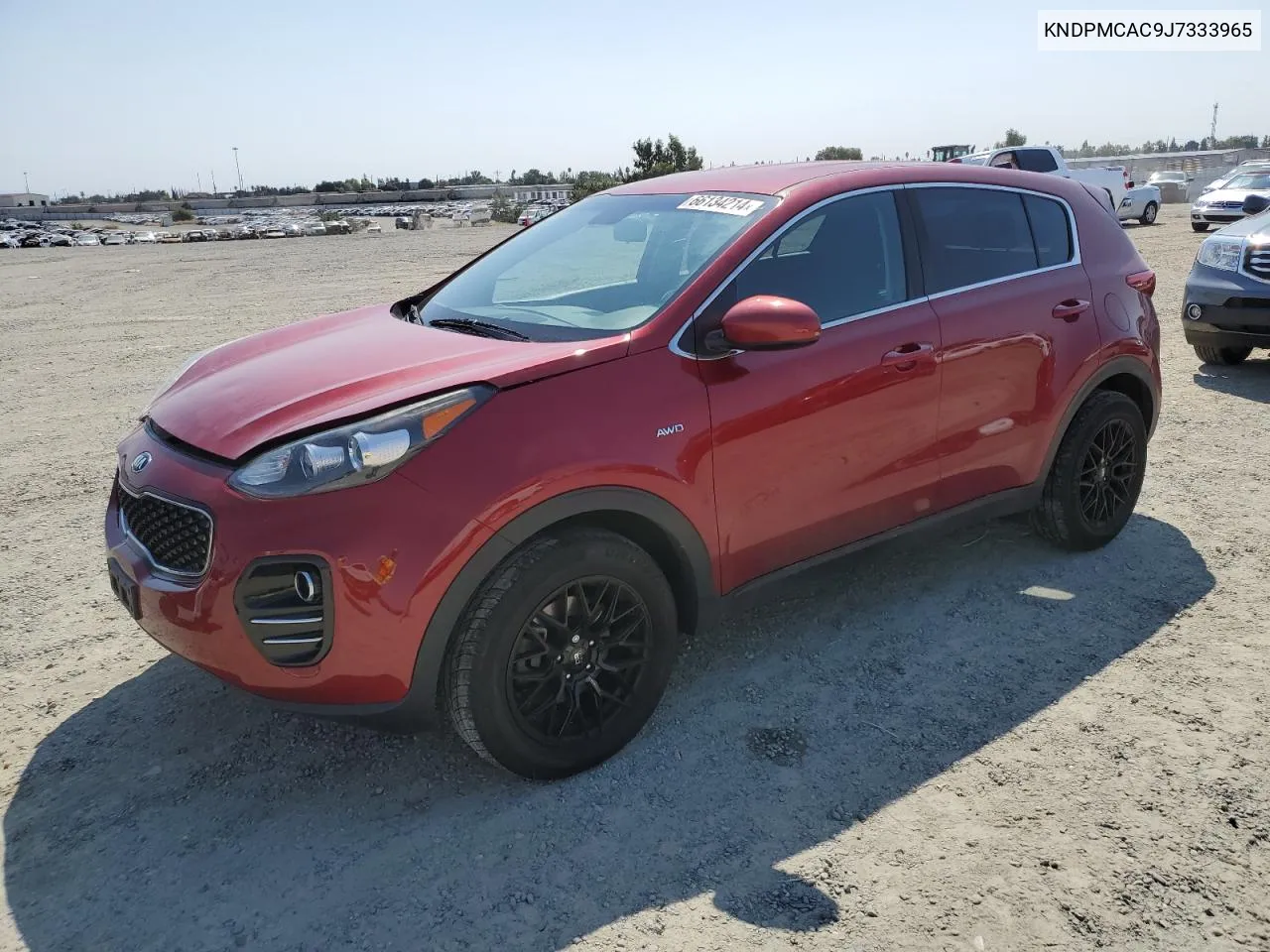 2018 Kia Sportage Lx VIN: KNDPMCAC9J7333965 Lot: 66134214