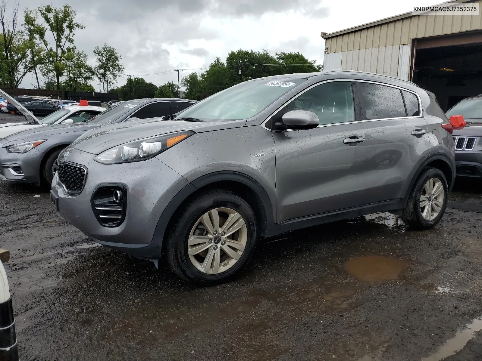 2018 Kia Sportage Lx VIN: KNDPMCAC6J7352375 Lot: 66387664